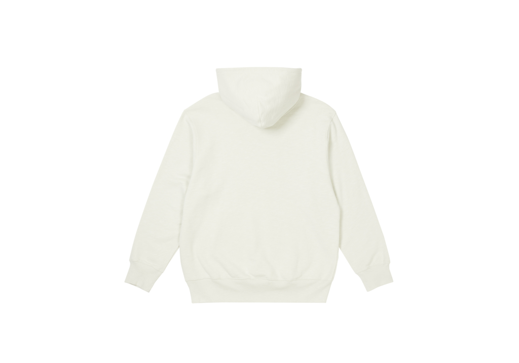 Pal Pocket Slub Hood White - Winter 2022 - Palace Community