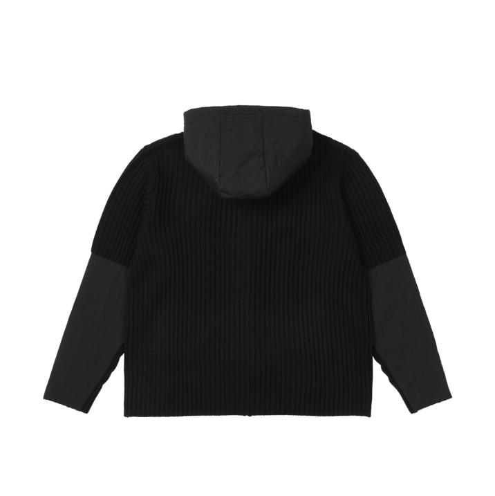 Thumbnail MARINE ZIP HOOD KNIT BLACK one color