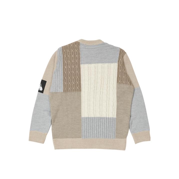 Thumbnail CABLE PATCHWORK KNIT MULTI one color