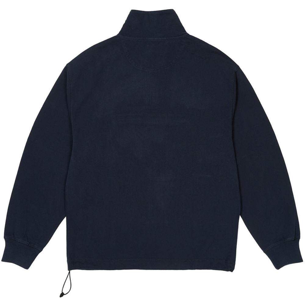 Thumbnail 1/4 ZIP WASHED FUNNEL NAVY one color