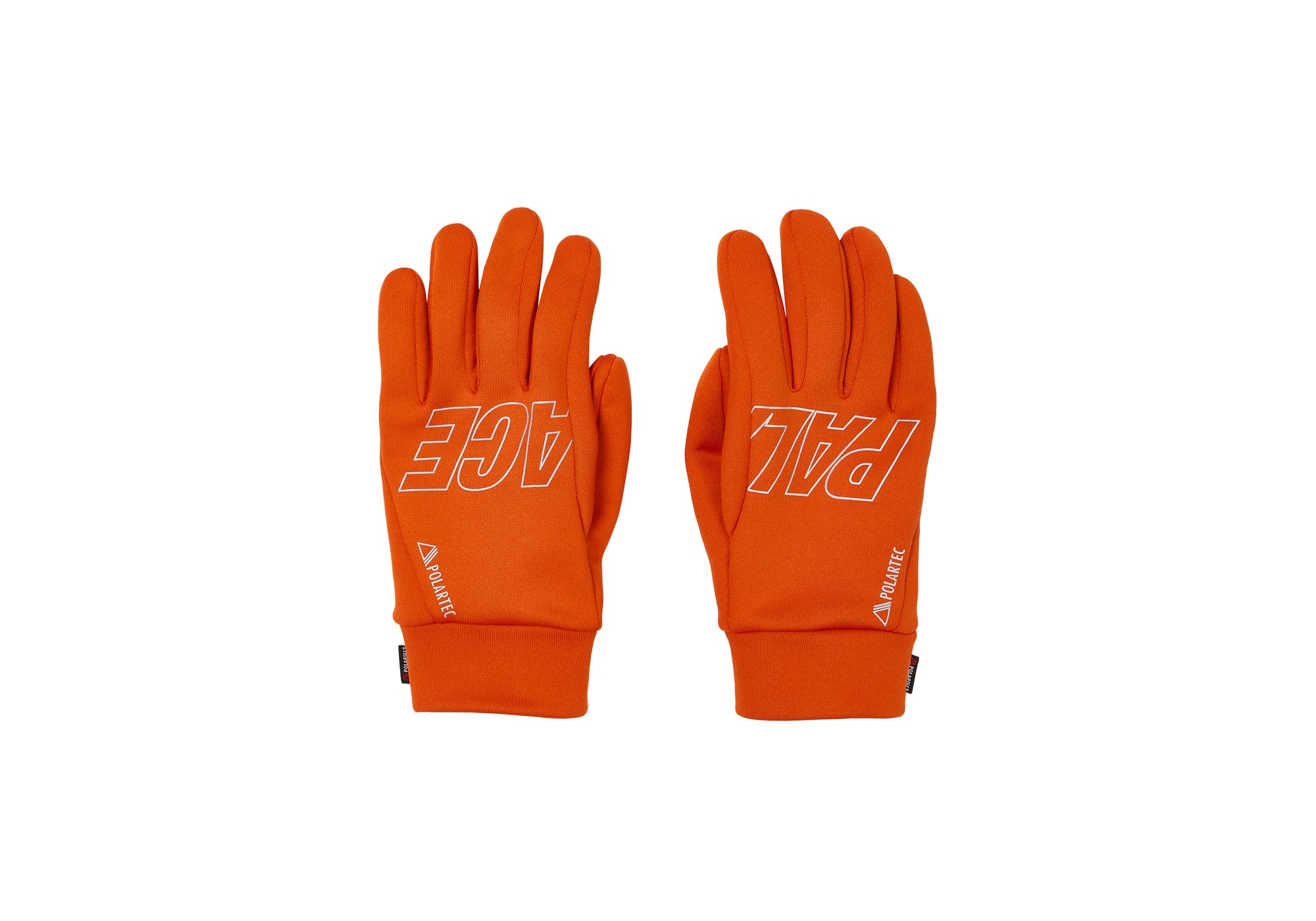 Polartec Powerstretch Gloves Orange - Winter 2023 - Palace Community