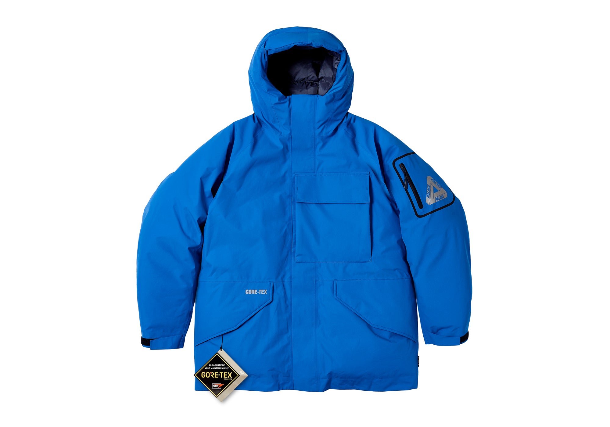 Gore-Tex Cargo Down Parka Palace Blue - Winter 2023 - Palace Community