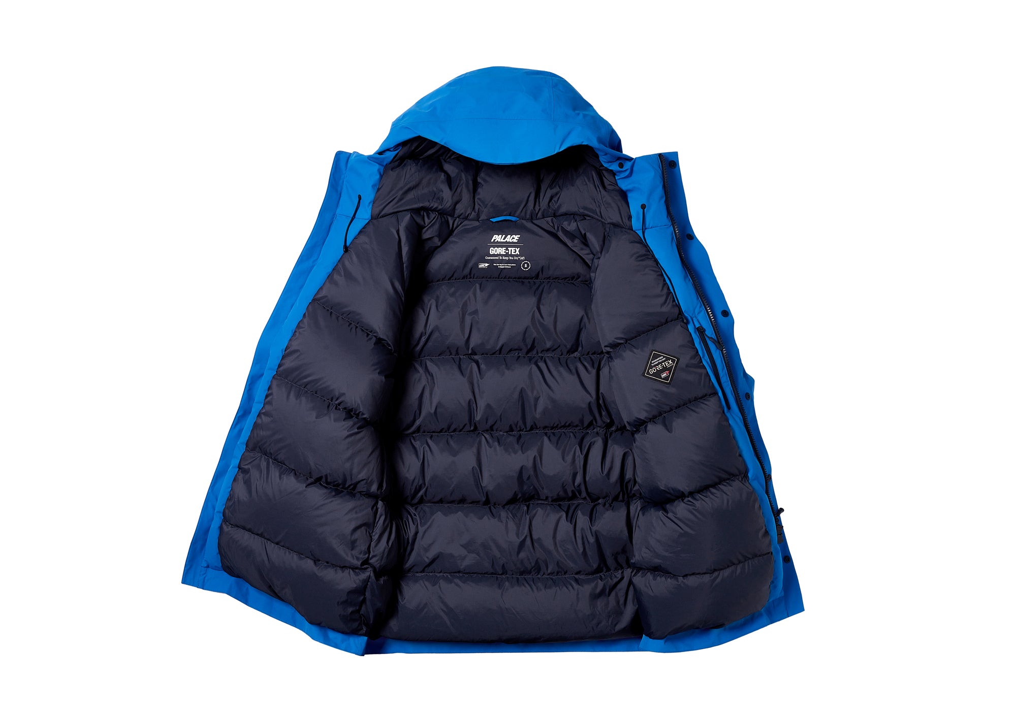 Gore-Tex Cargo Down Parka Palace Blue - Winter 2023 - Palace Community