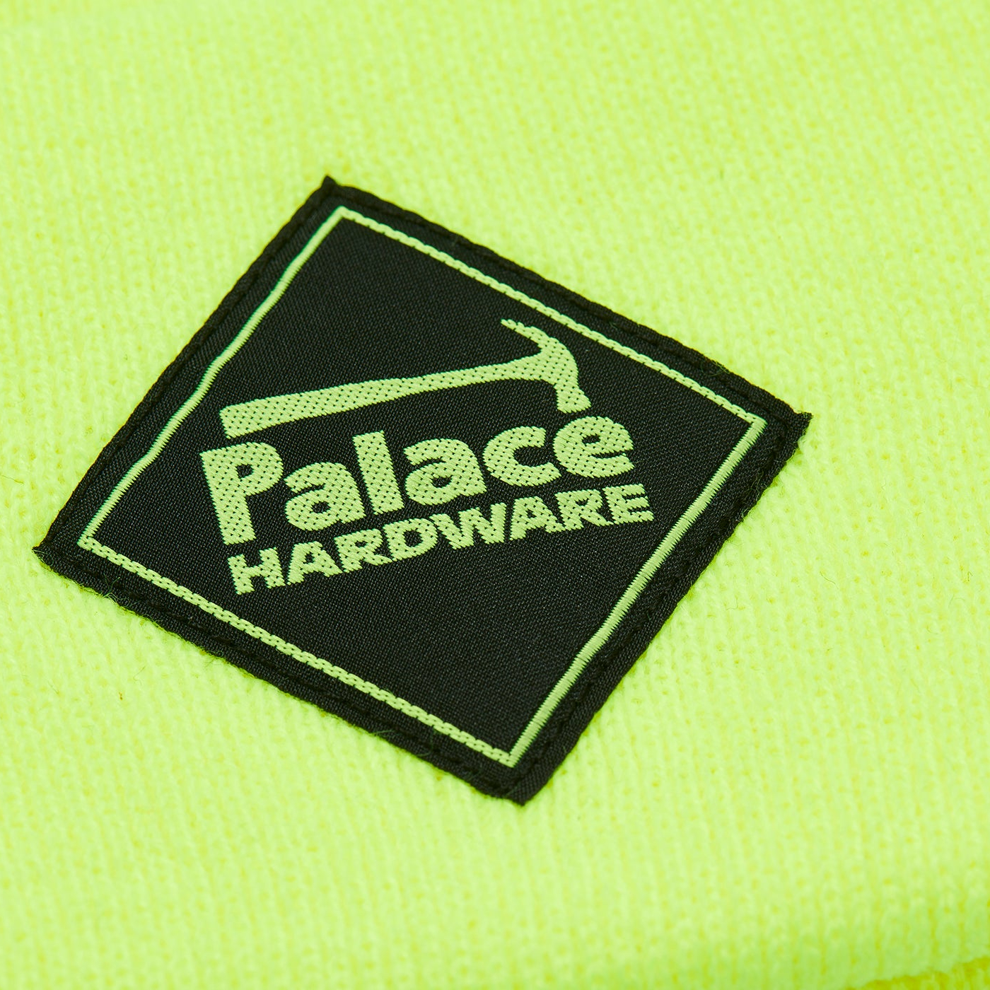 Thumbnail PALACE HARDWARE BEANIE SAFETY YELLOW one color