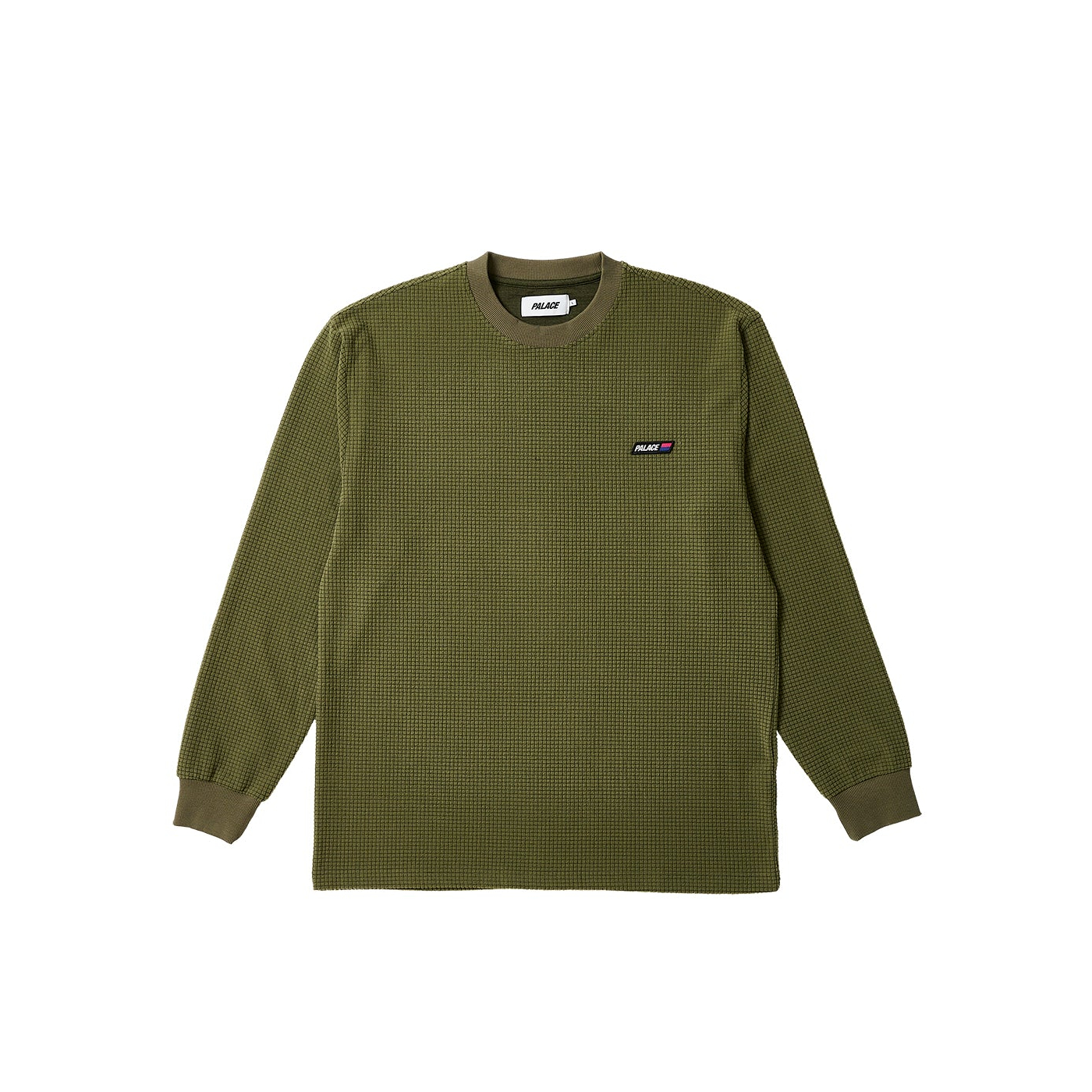 Thumbnail GRID THERMAL LONGSLEEVE DARK GREEN / LIGHT GREEN one color