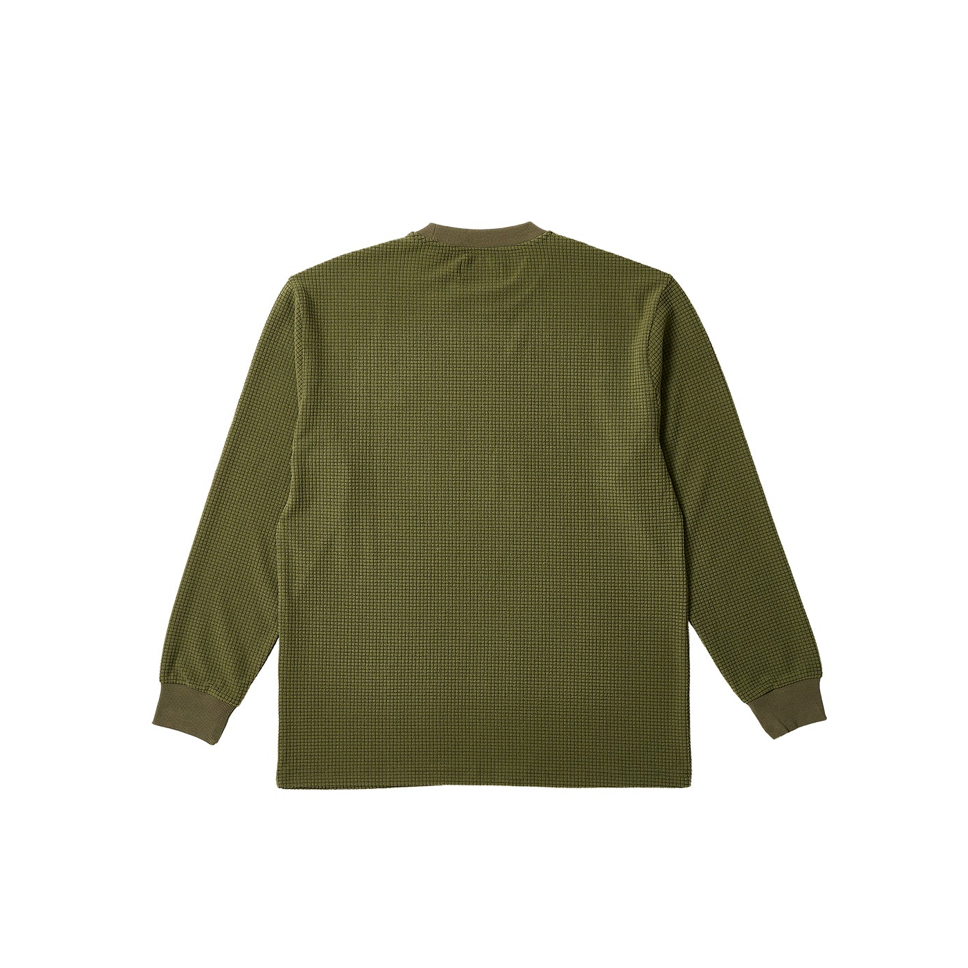 Thumbnail GRID THERMAL LONGSLEEVE DARK GREEN / LIGHT GREEN one color