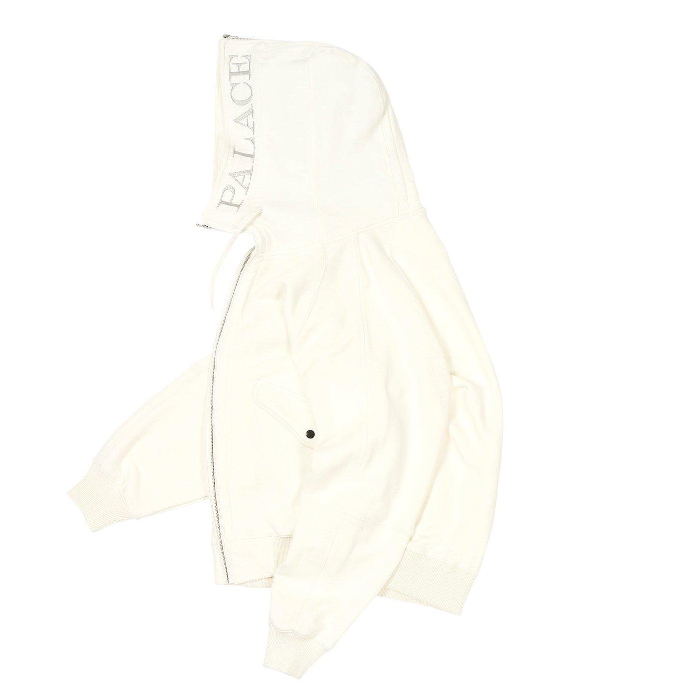 Thumbnail SPLIT HOOD BOMBER SWEAT WHITE one color