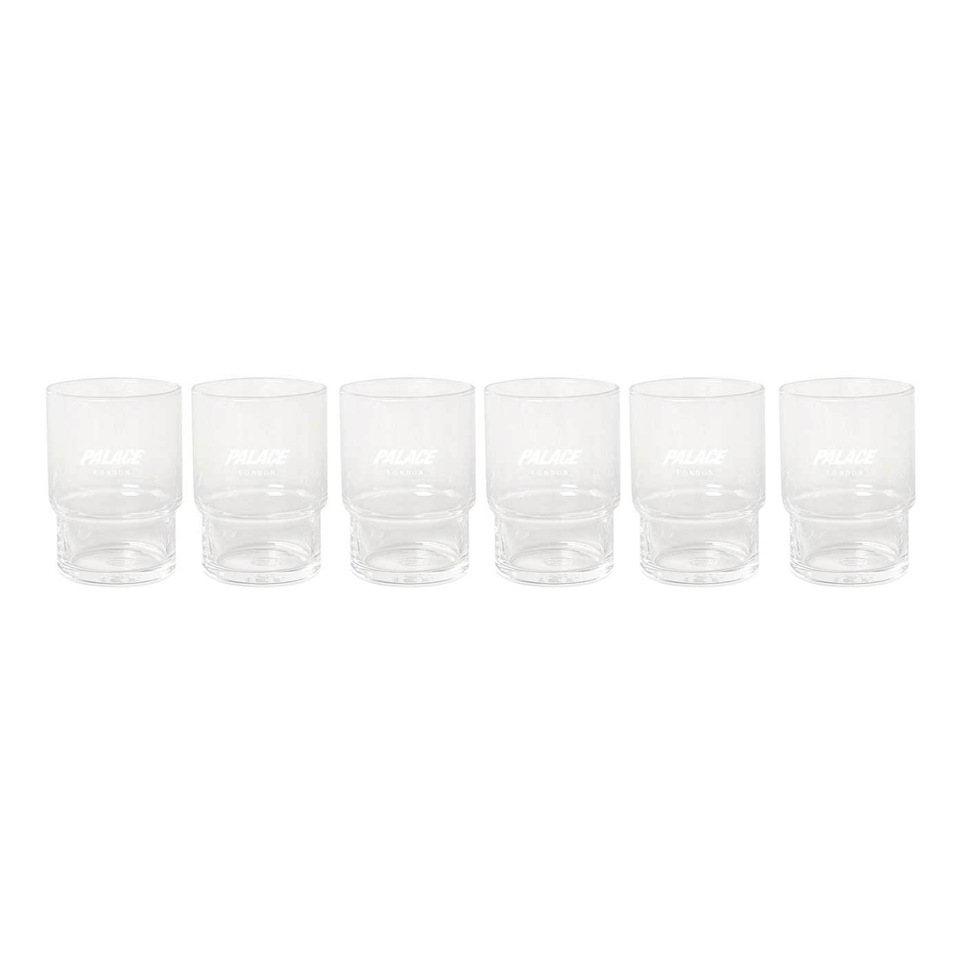 SHOT GLASSES CLEAR  PALACE SKATEBOARDS