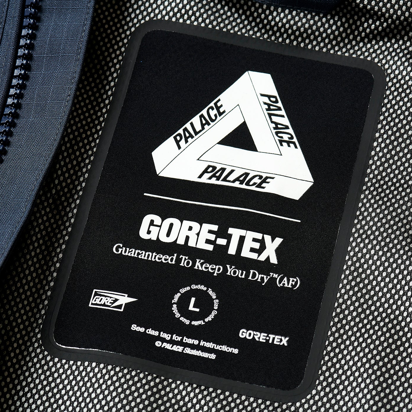 Gore-Tex Cotton Rs Jacket Navy - Winter 2023 - Palace Community