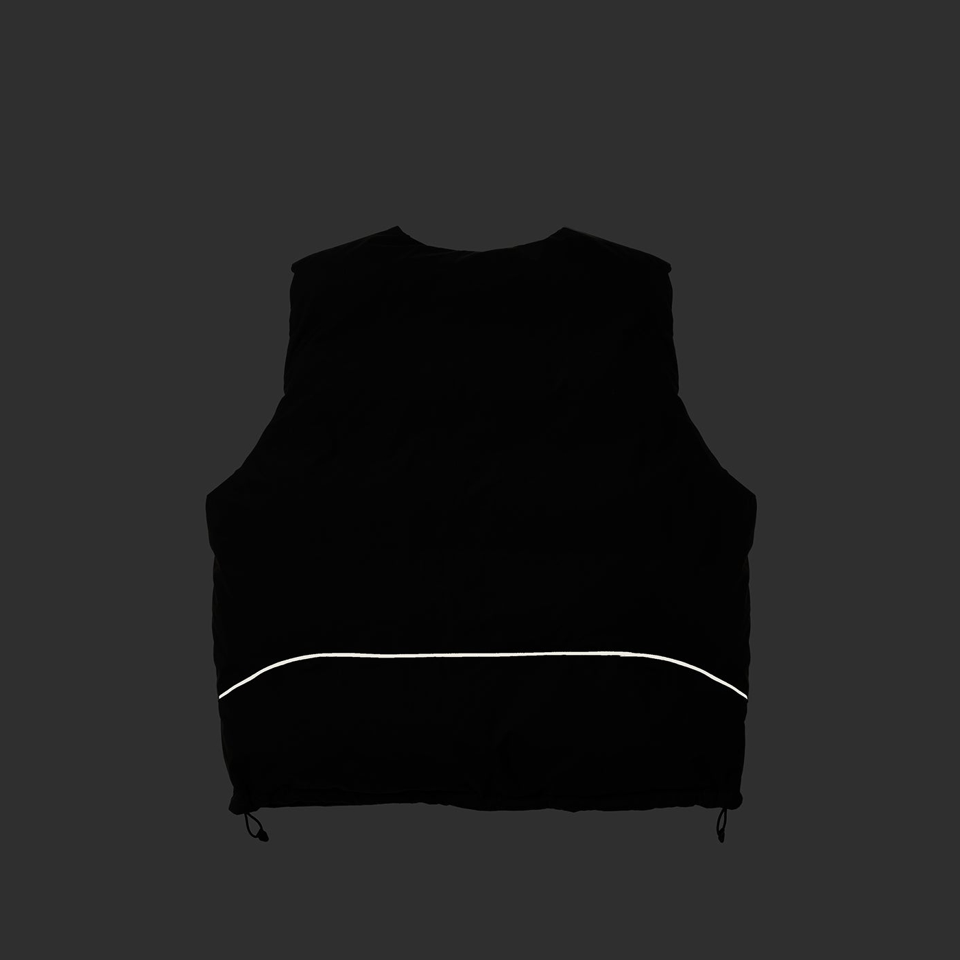 Thumbnail P-TECH REVERSIBLE PUFFA VEST BLACK one color