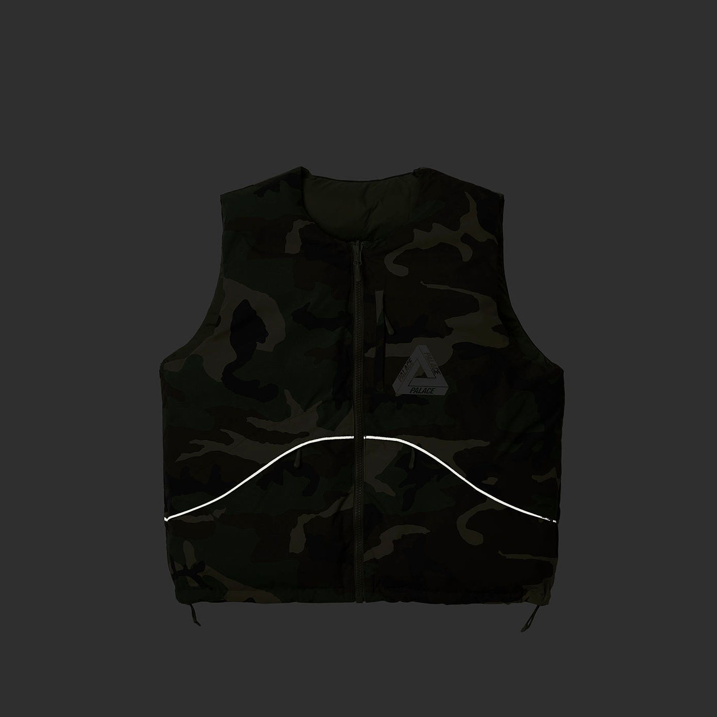 Thumbnail P-TECH REVERSIBLE PUFFA VEST CAMO one color