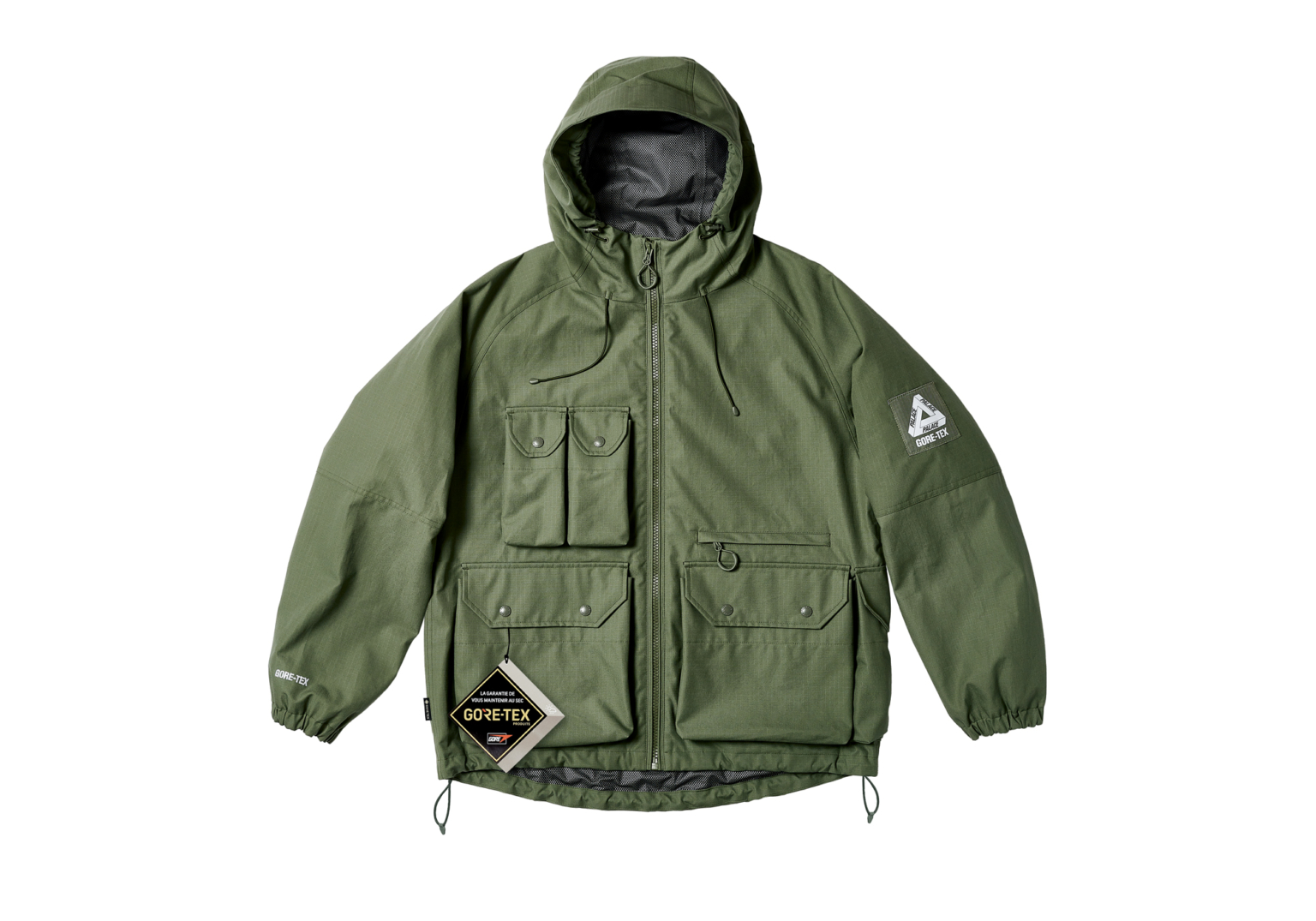 Olive gore tex jacket sale