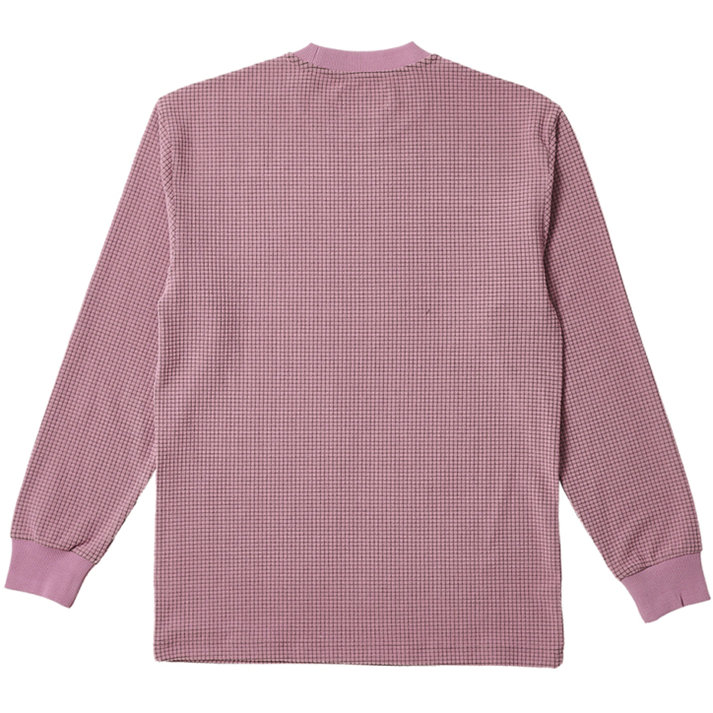 Thumbnail GRID THERMAL LONGSLEEVE BROWN / MAUVE one color