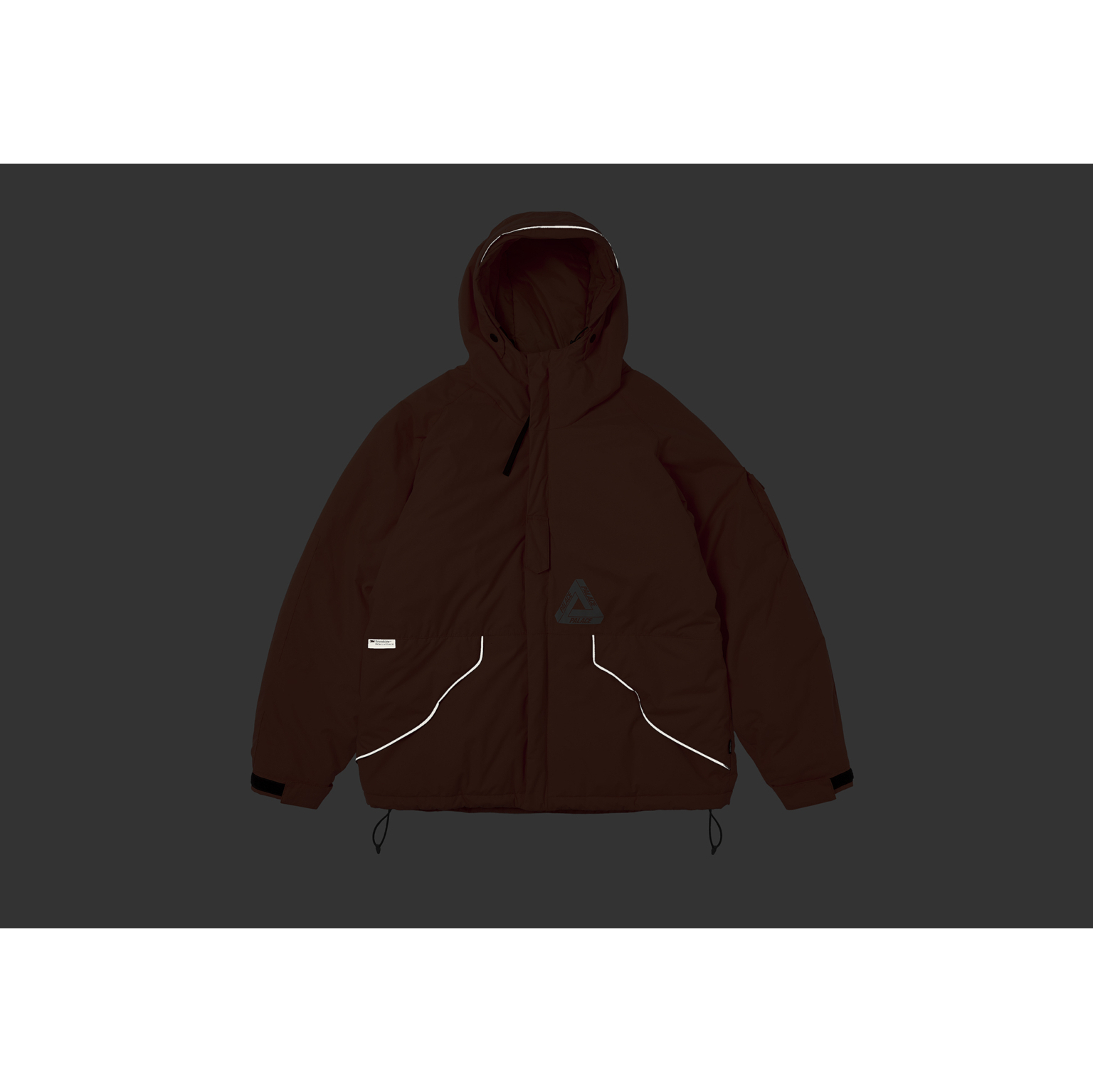 P-Tech Hooded Jacket Orange - Winter 2023 - Palace Community