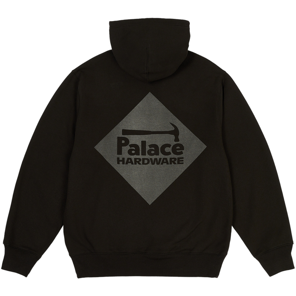 Thumbnail PALACE HARDWARE HOOD BLACK one color