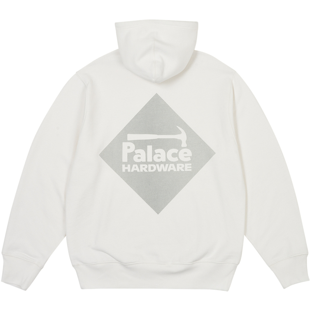 Thumbnail PALACE HARDWARE HOOD WHITE one color