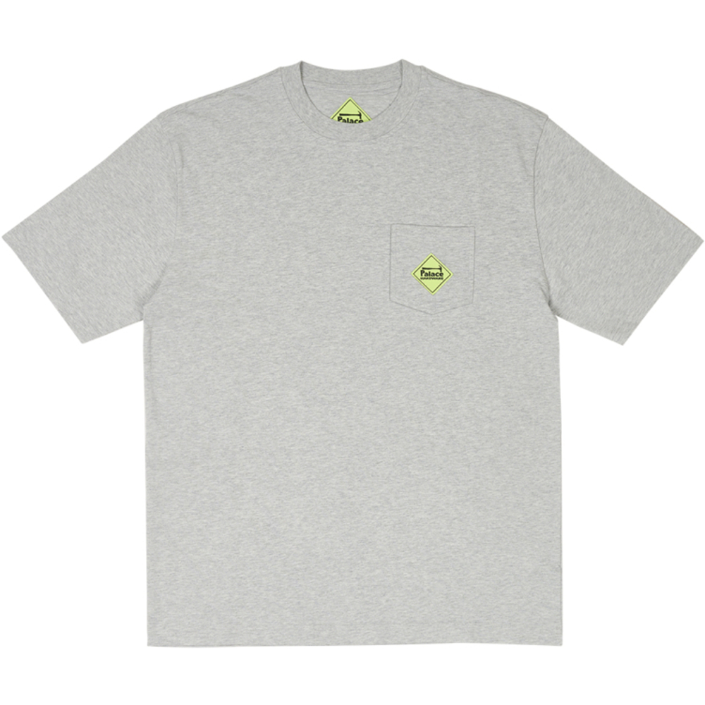 Thumbnail PALACE HARDWARE POCKET T-SHIRT GREY MARL one color