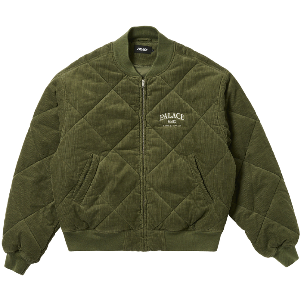 Thumbnail QUILTED JACKET THE DEEP GREEN one color