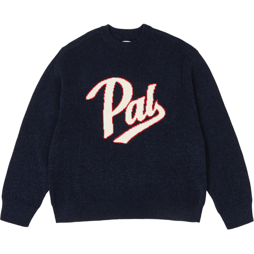 Thumbnail SCRIPT KNIT NAVY one color