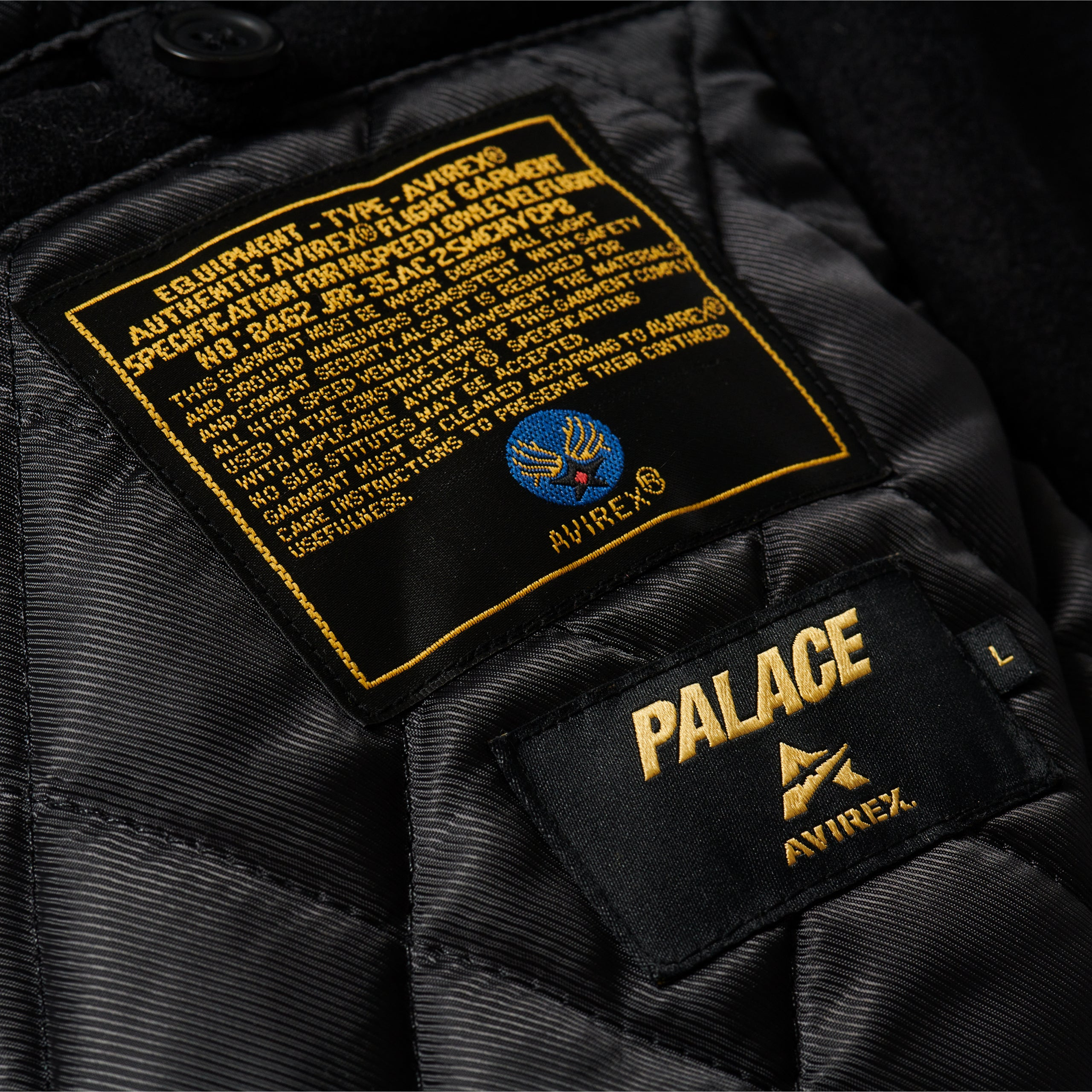 Thumbnail PALACE AVIREX JACKET BLACK one color