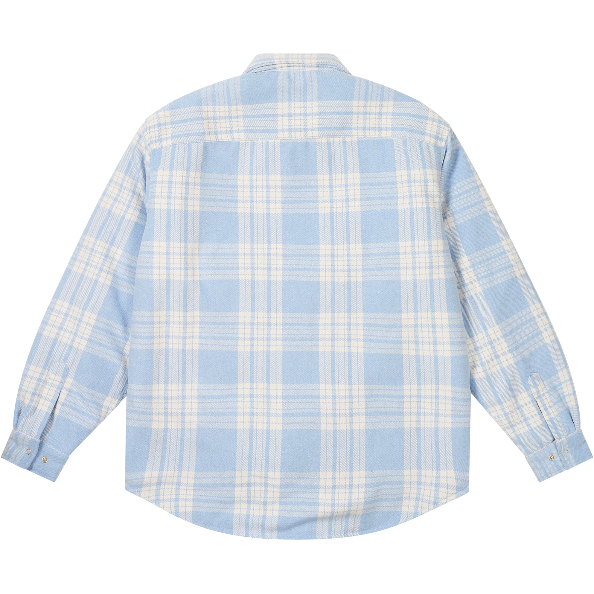 Thumbnail CHECK INSULATED SHIRT FAINT BLUE one color