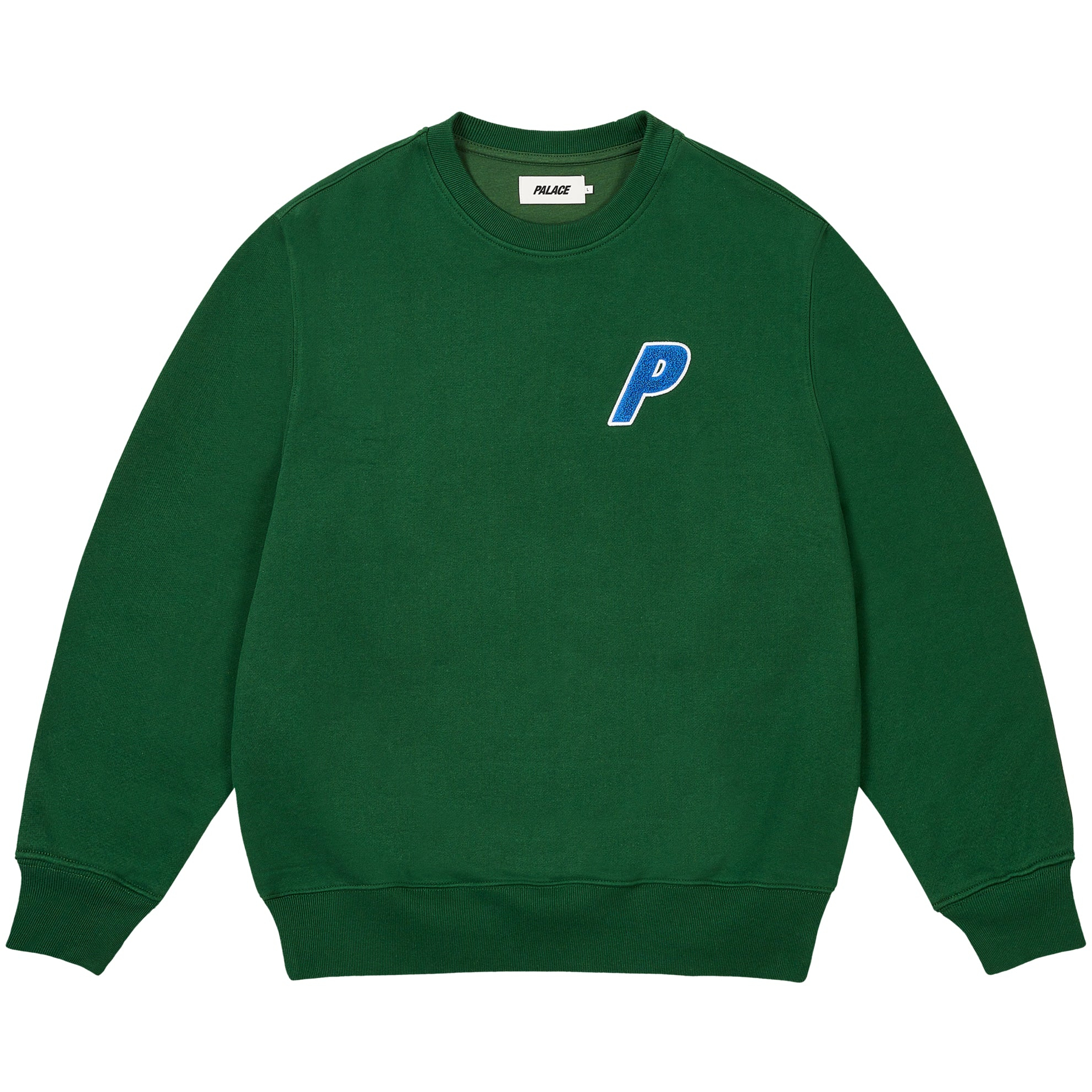 Thumbnail CHENILLE TRI-FERG CREW RACEY GREEN one color