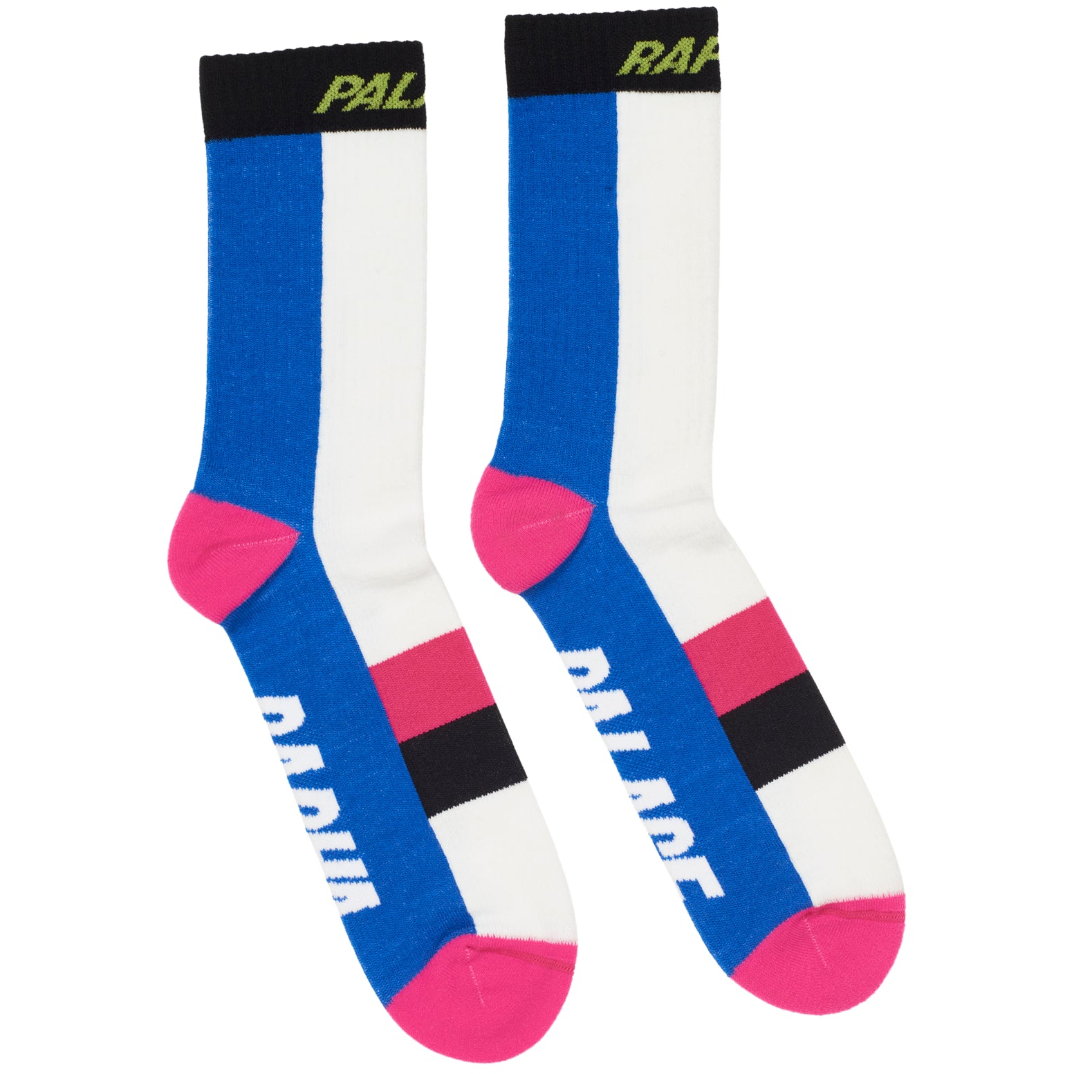 Thumbnail PALACE RAPHA MERINO SOCKS WHITE / BLUE / PINK one color