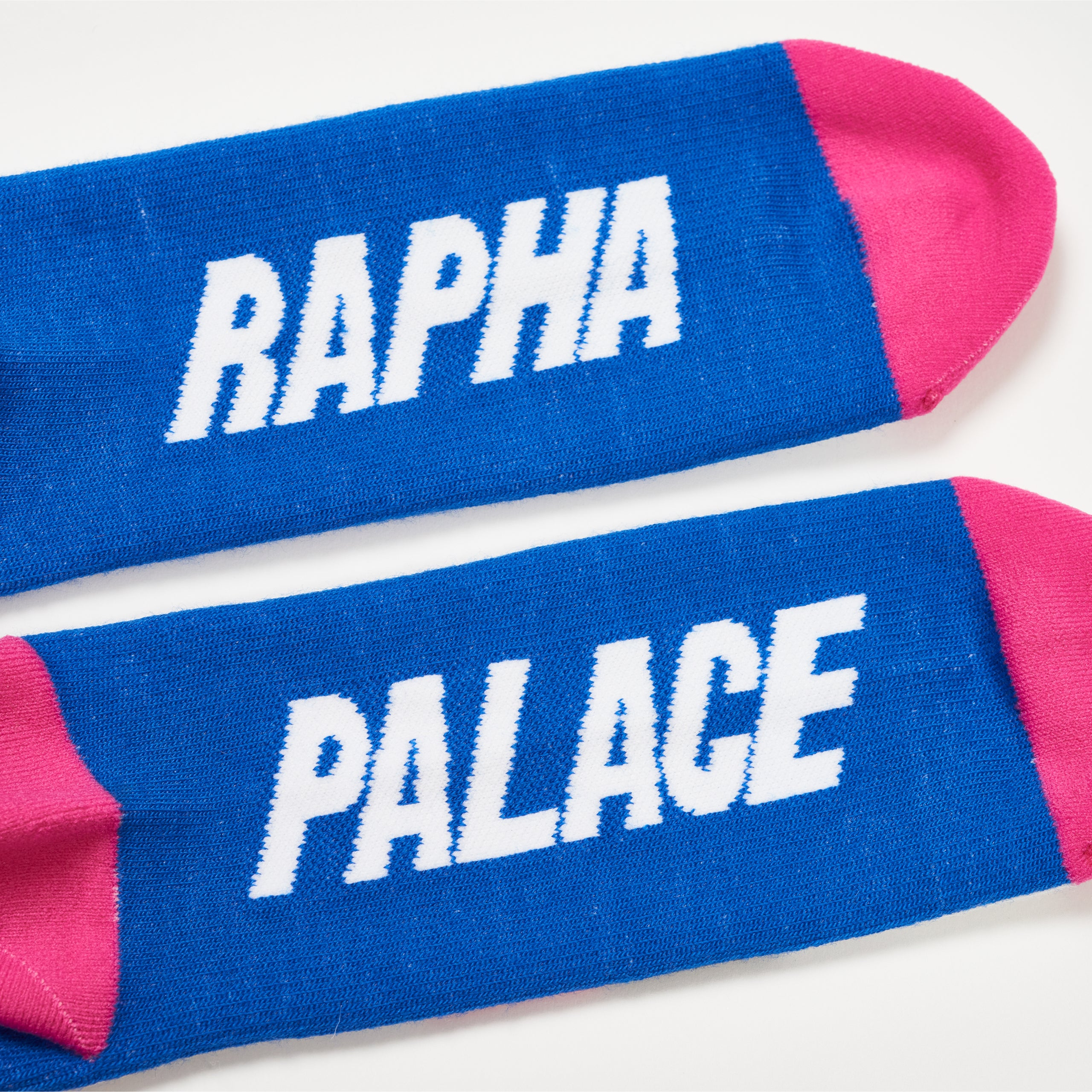 Thumbnail PALACE RAPHA MERINO SOCKS WHITE / BLUE / PINK one color