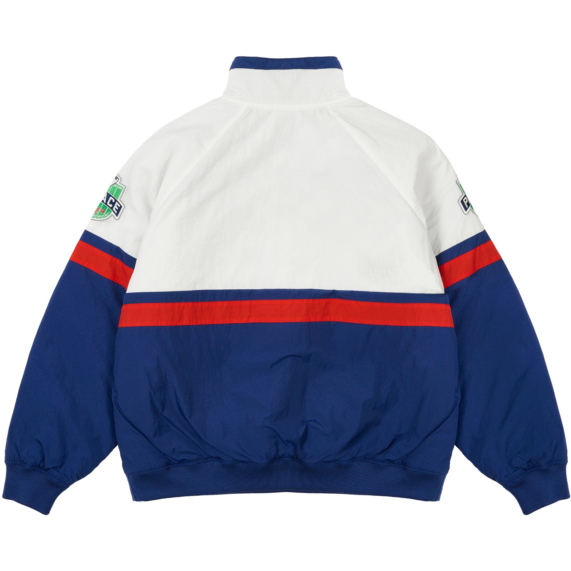 Thumbnail BREAKOUT HALF ZIP BOMBER WHITE / NAVY one color