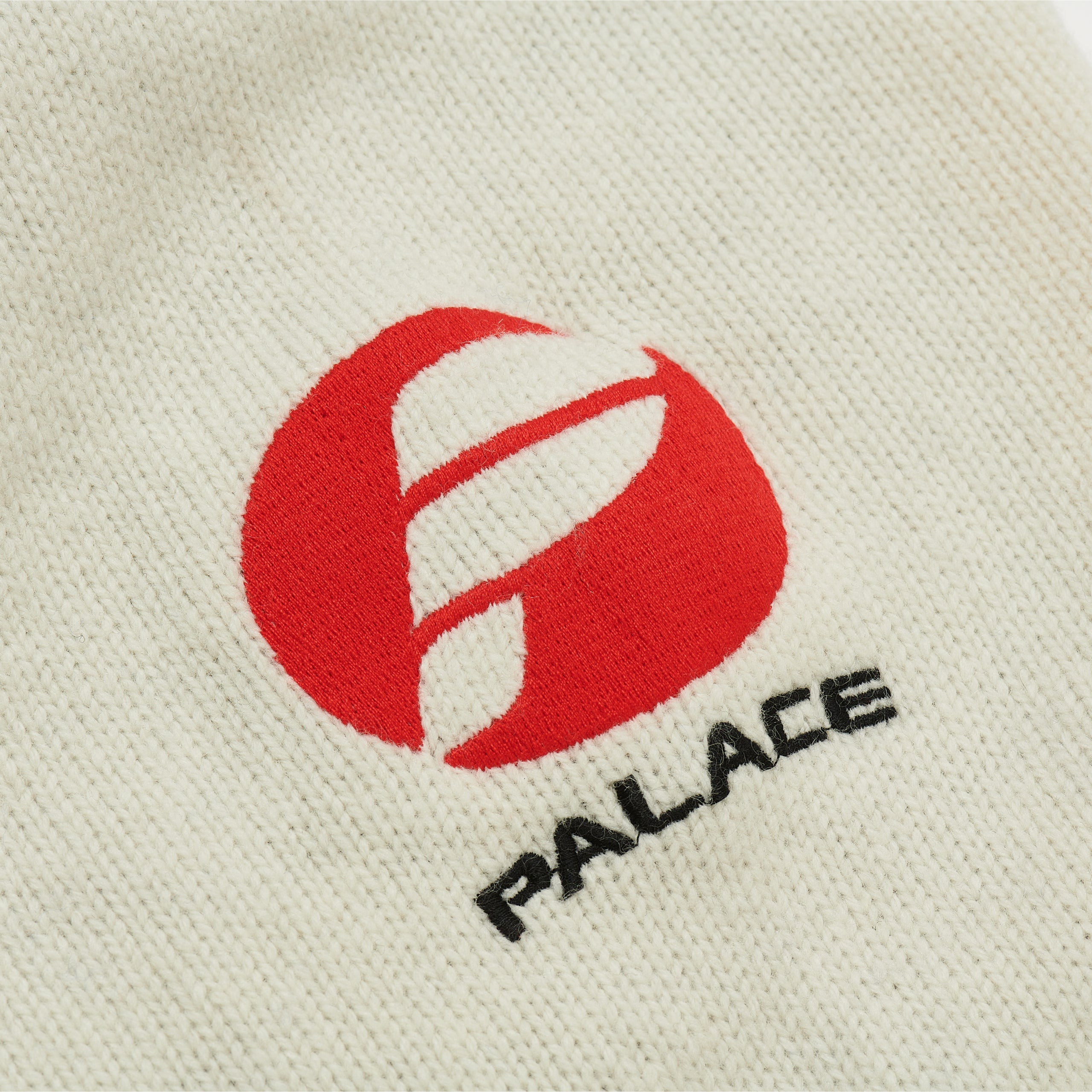 Thumbnail PALACE RAPHA ZIP KNIT WHITE one color