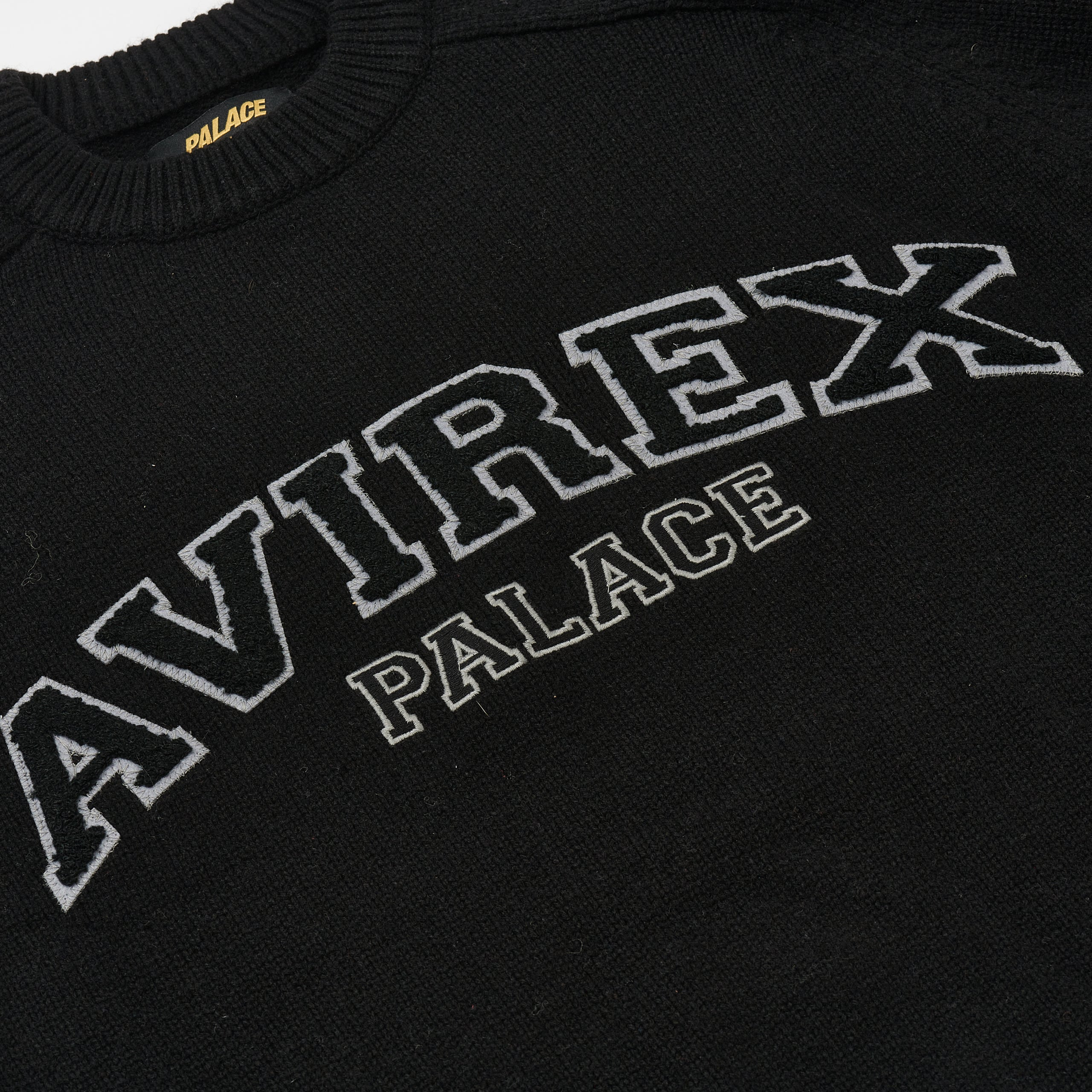 Thumbnail PALACE AVIREX KNIT BLACK one color