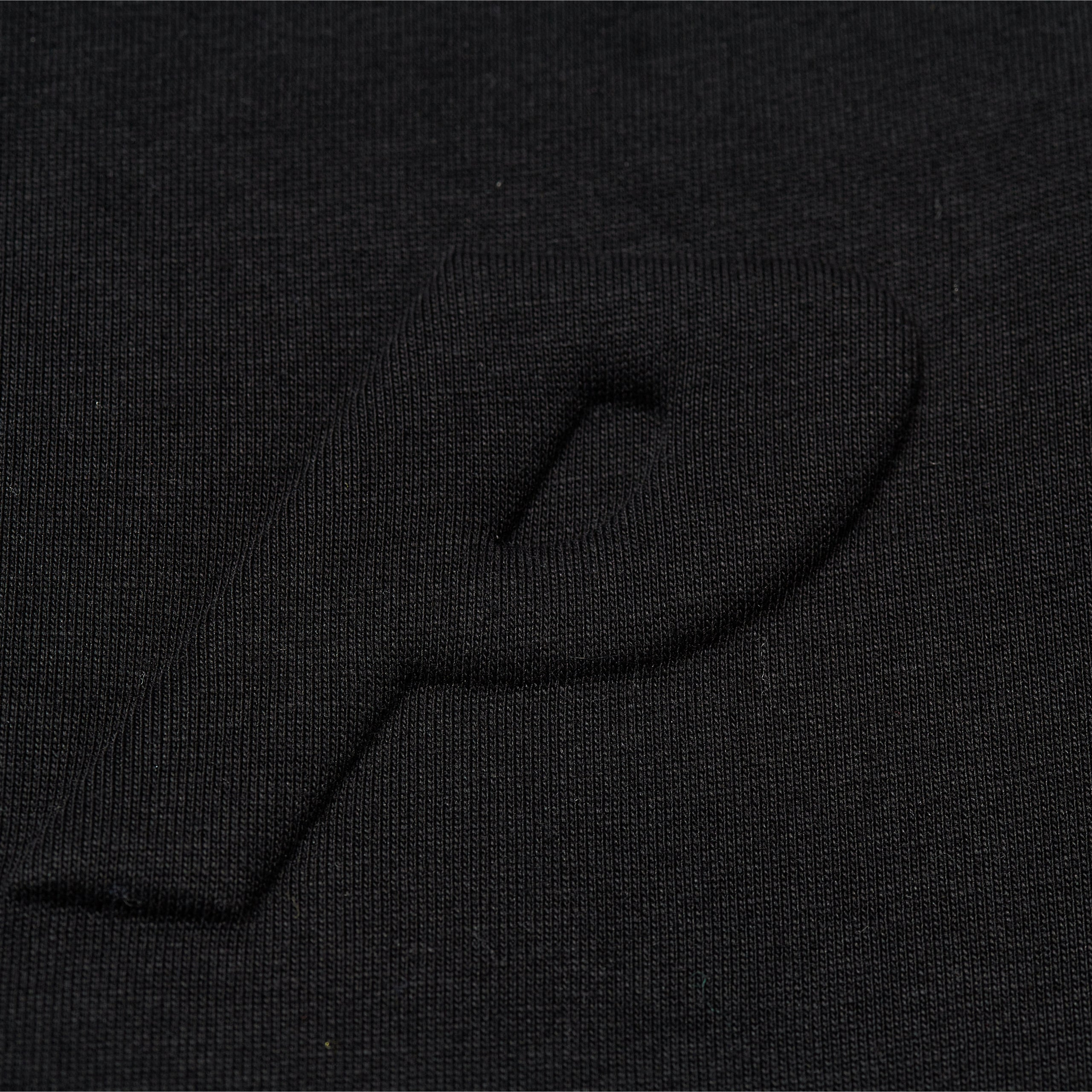 Thumbnail THERMAL EMBOSSED P3 ZIP HOOD BLACK one color