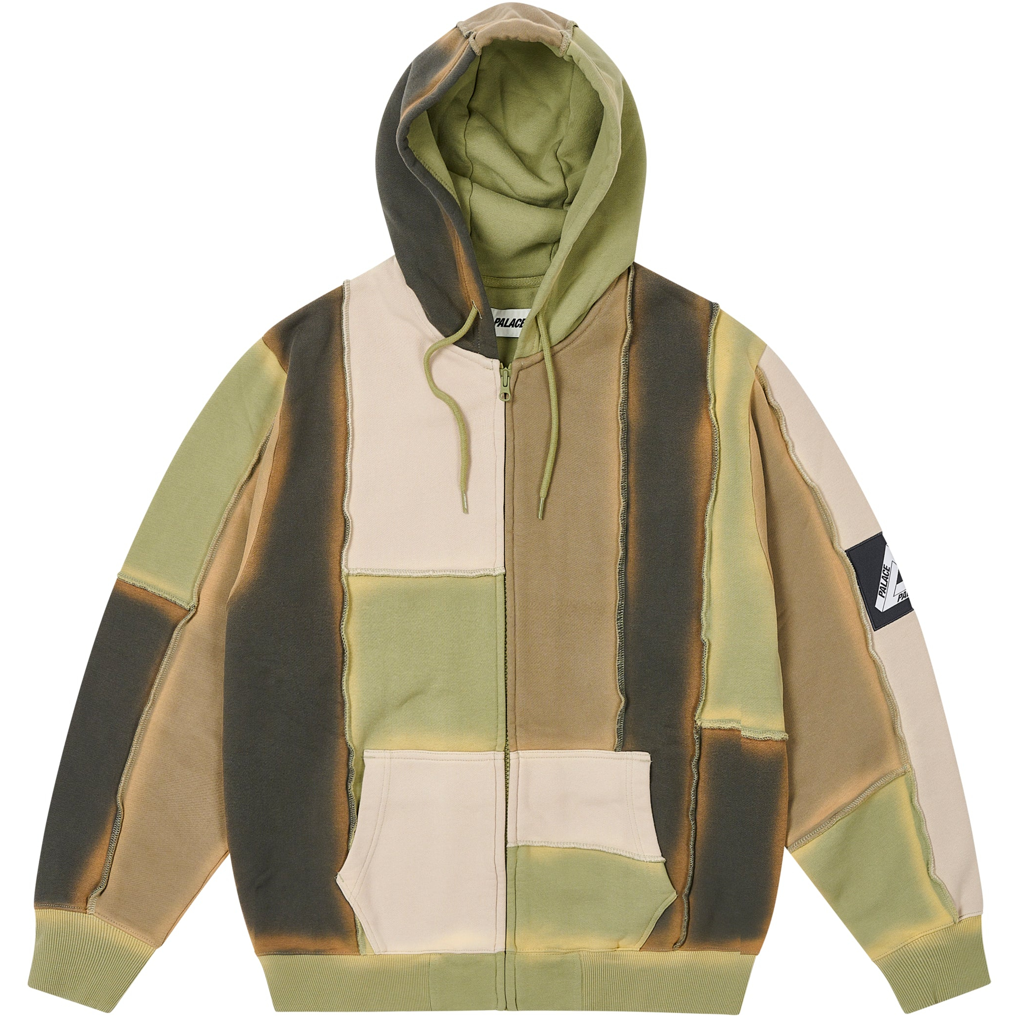 Thumbnail PATCH ME UP ZIP HOOD MULTI KHAKI one color