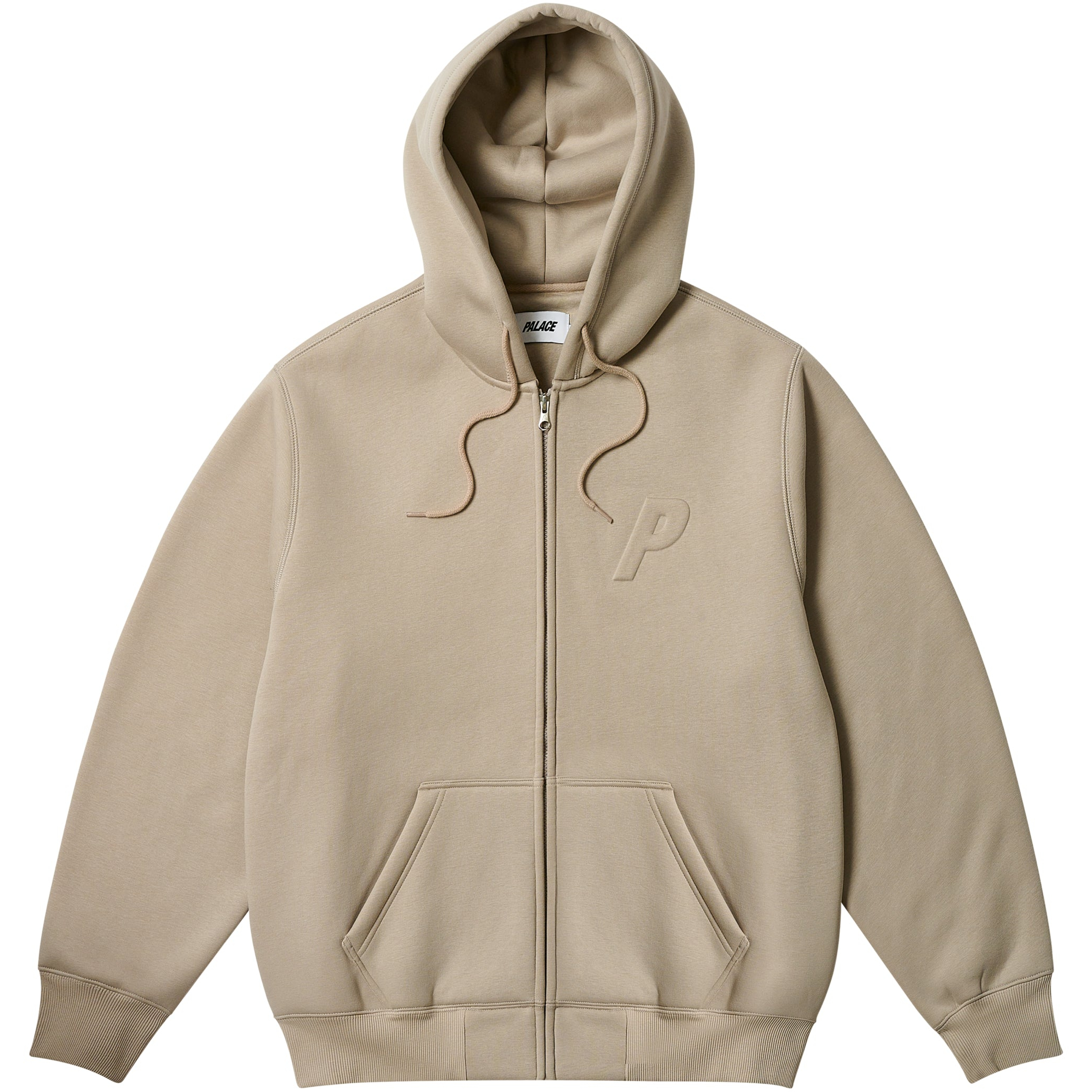 Thumbnail THERMAL EMBOSSED P3 ZIP HOOD STONEY GREY one color