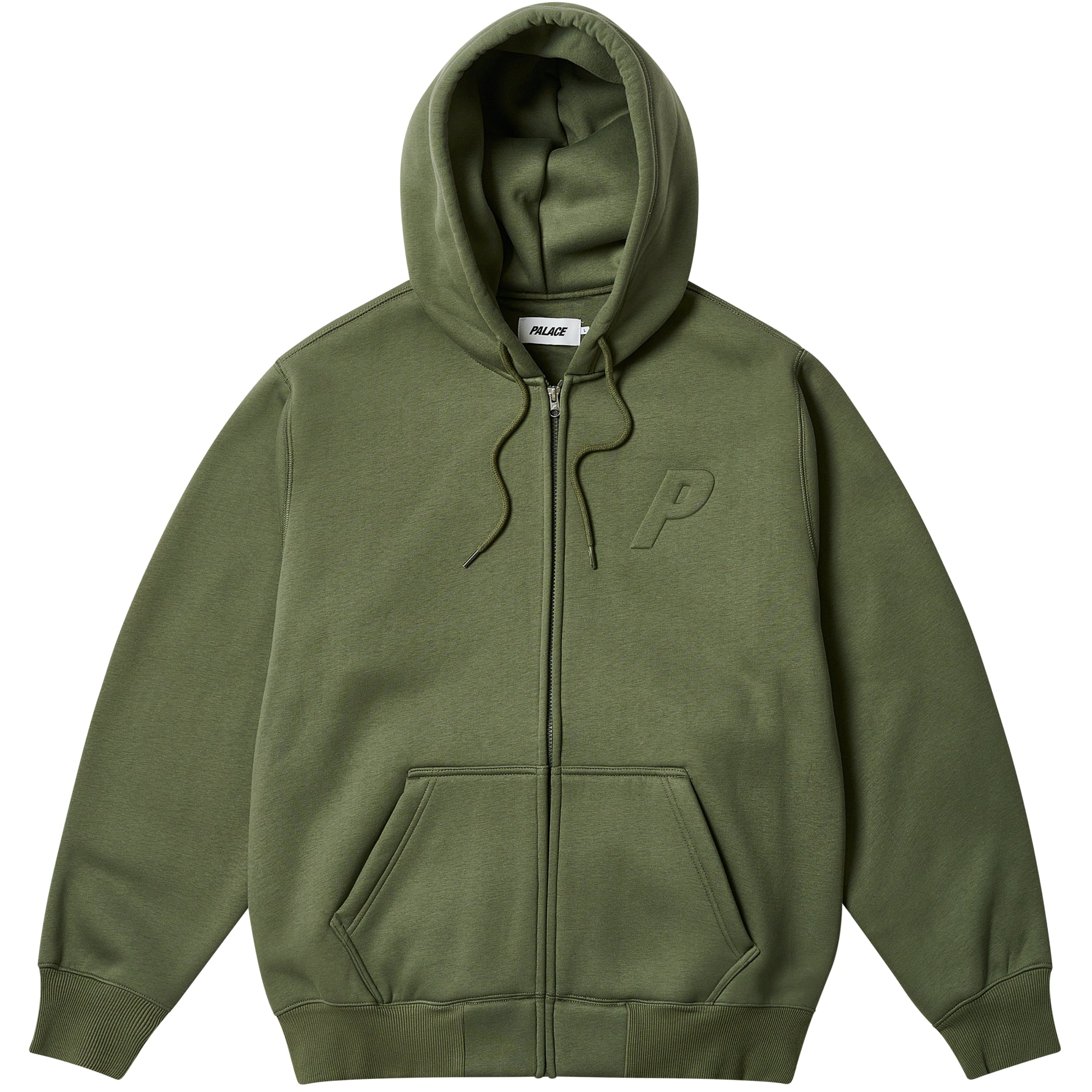 Thumbnail THERMAL EMBOSSED P3 ZIP HOOD THE DEEP GREEN one color