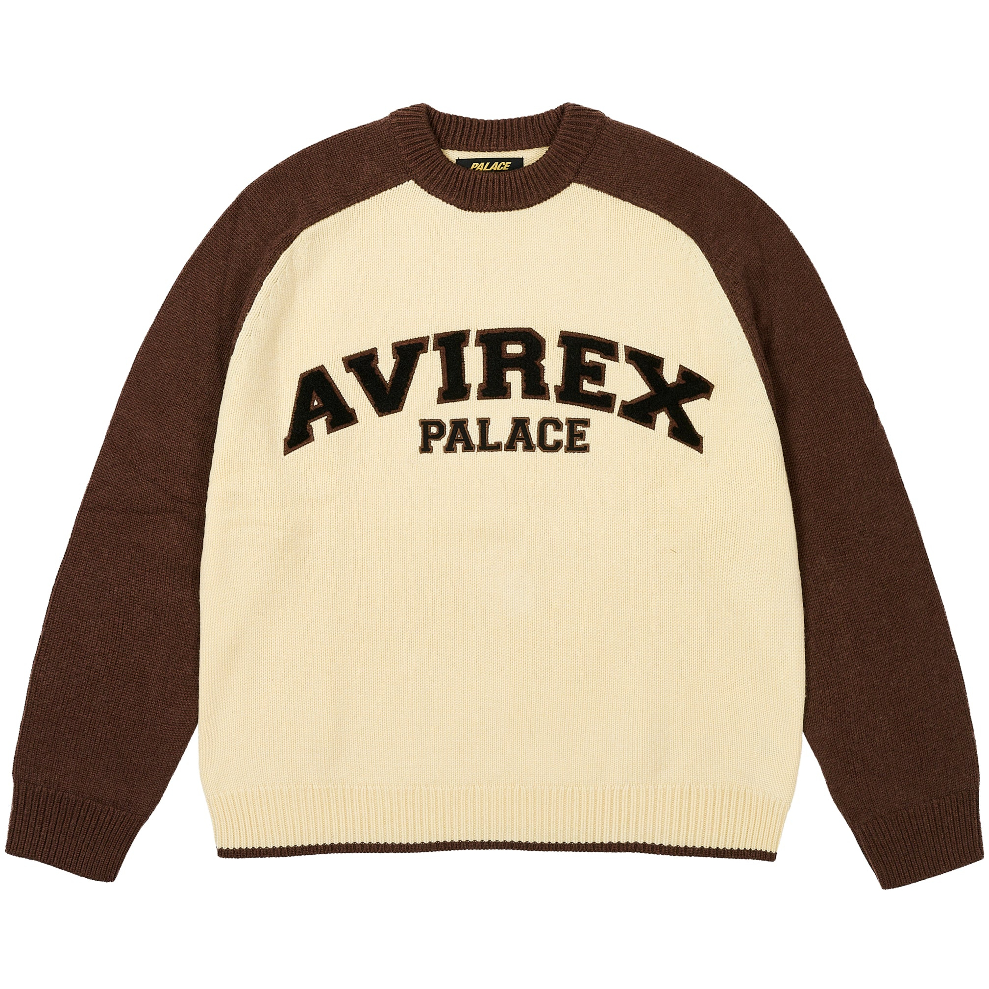 Thumbnail PALACE AVIREX KNIT CAKED BROWN one color