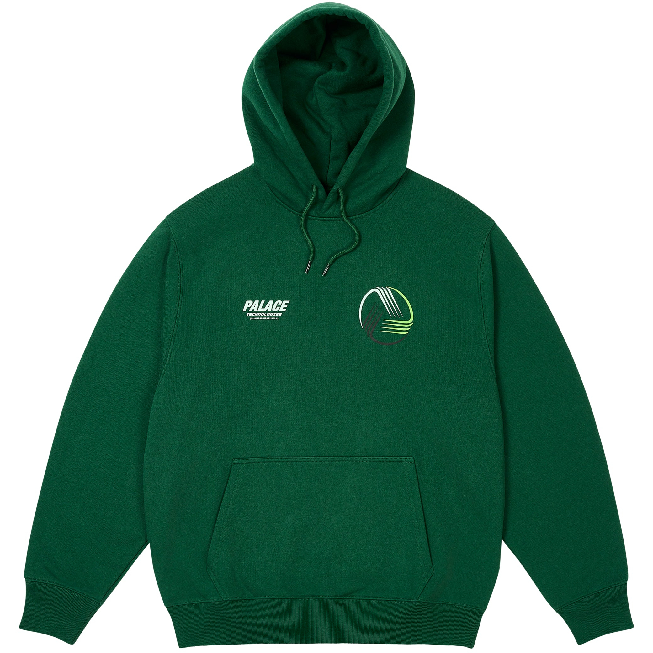 Thumbnail PALACE TECHNOLOGIES HOOD RACEY GREEN one color