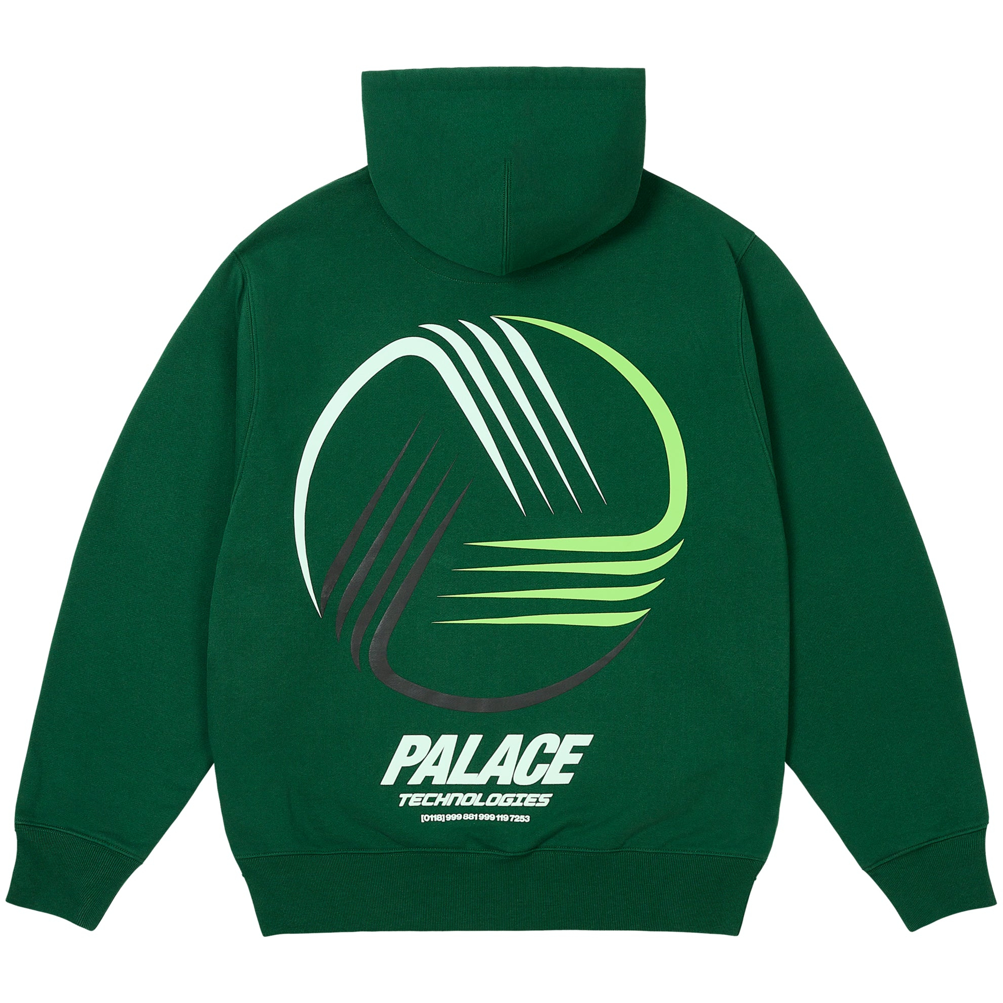 Thumbnail PALACE TECHNOLOGIES HOOD RACEY GREEN one color