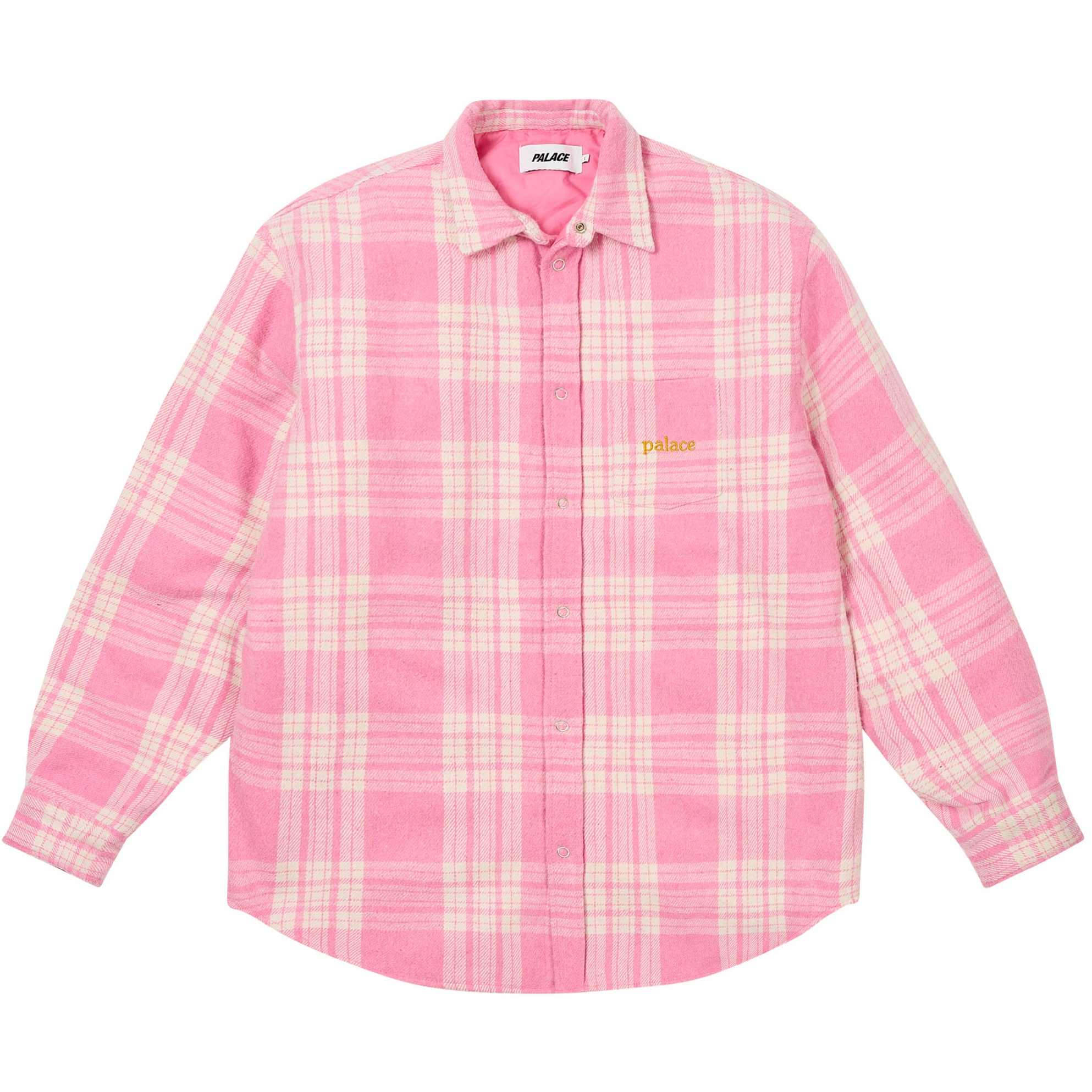 Thumbnail CHECK INSULATED SHIRT PINK one color