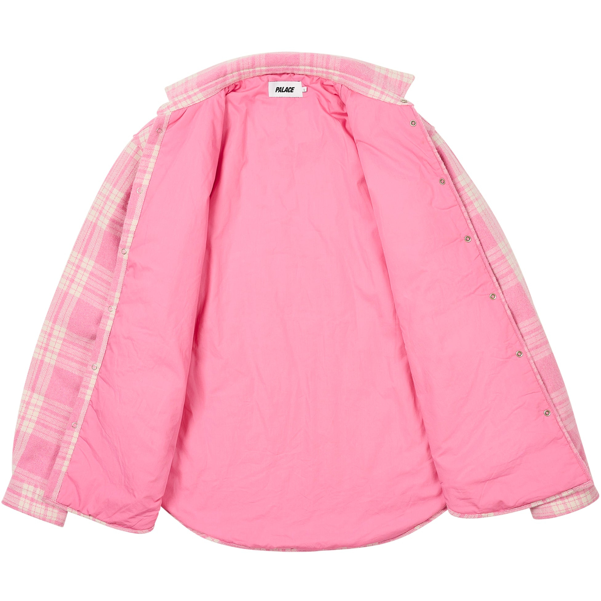 Thumbnail CHECK INSULATED SHIRT PINK one color