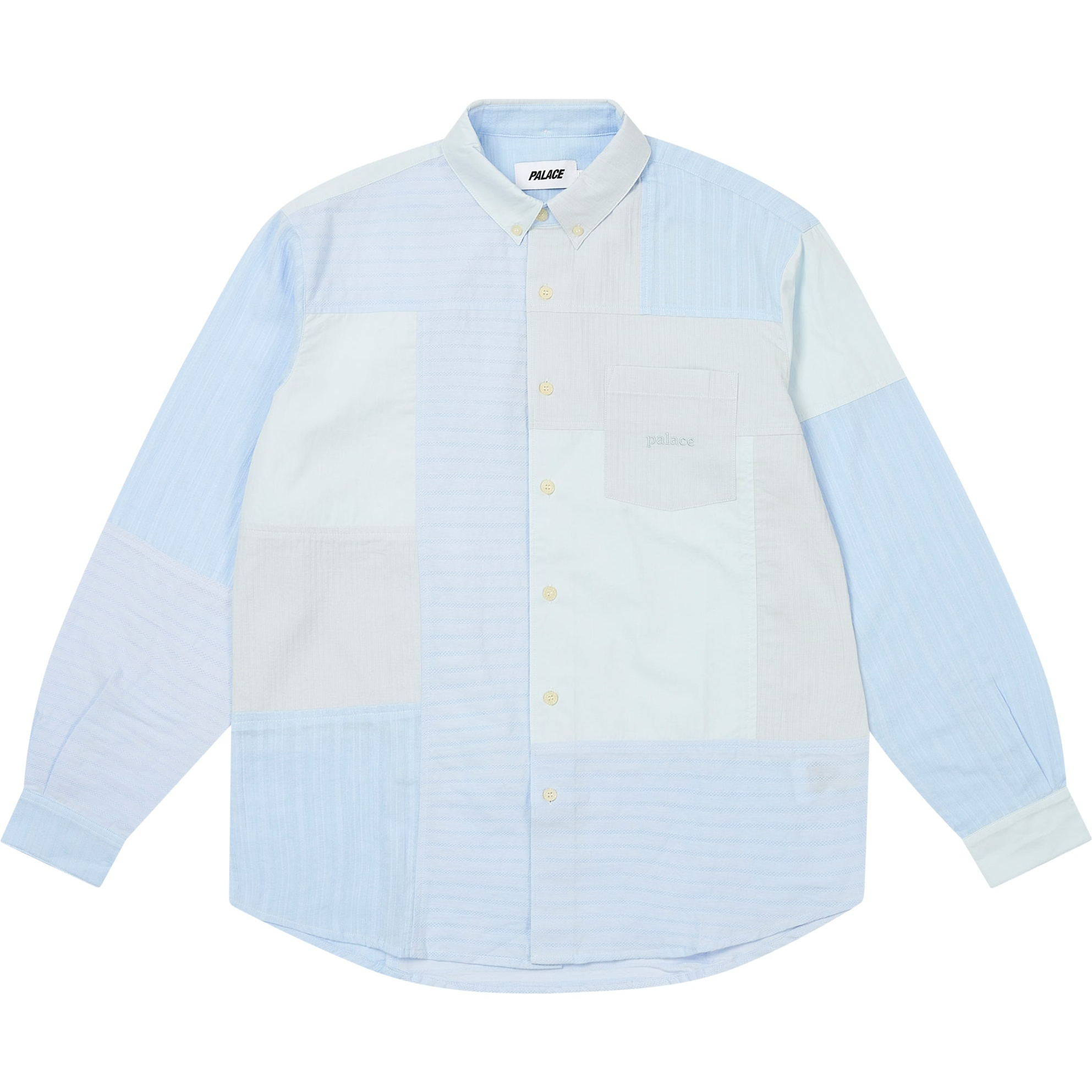 Thumbnail PATCHY SHIRT FAINT BLUE one color