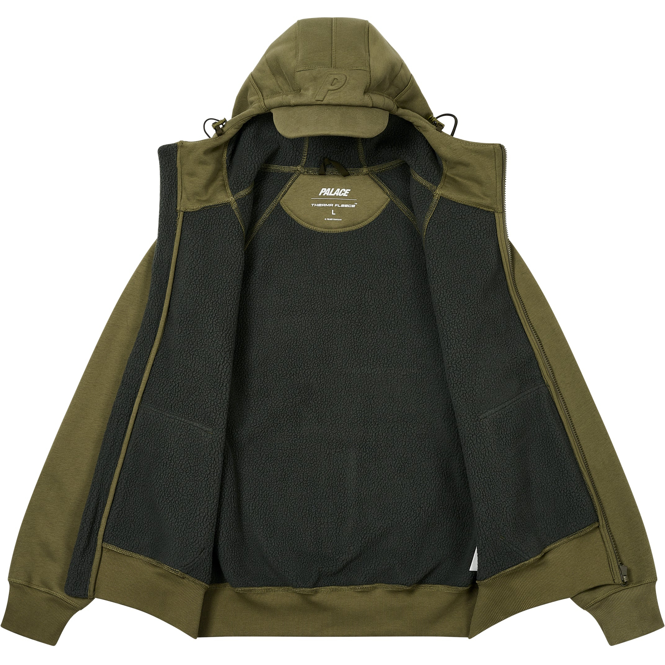 Thumbnail THERMAL BONDED CAP HOOD OLIVE one color