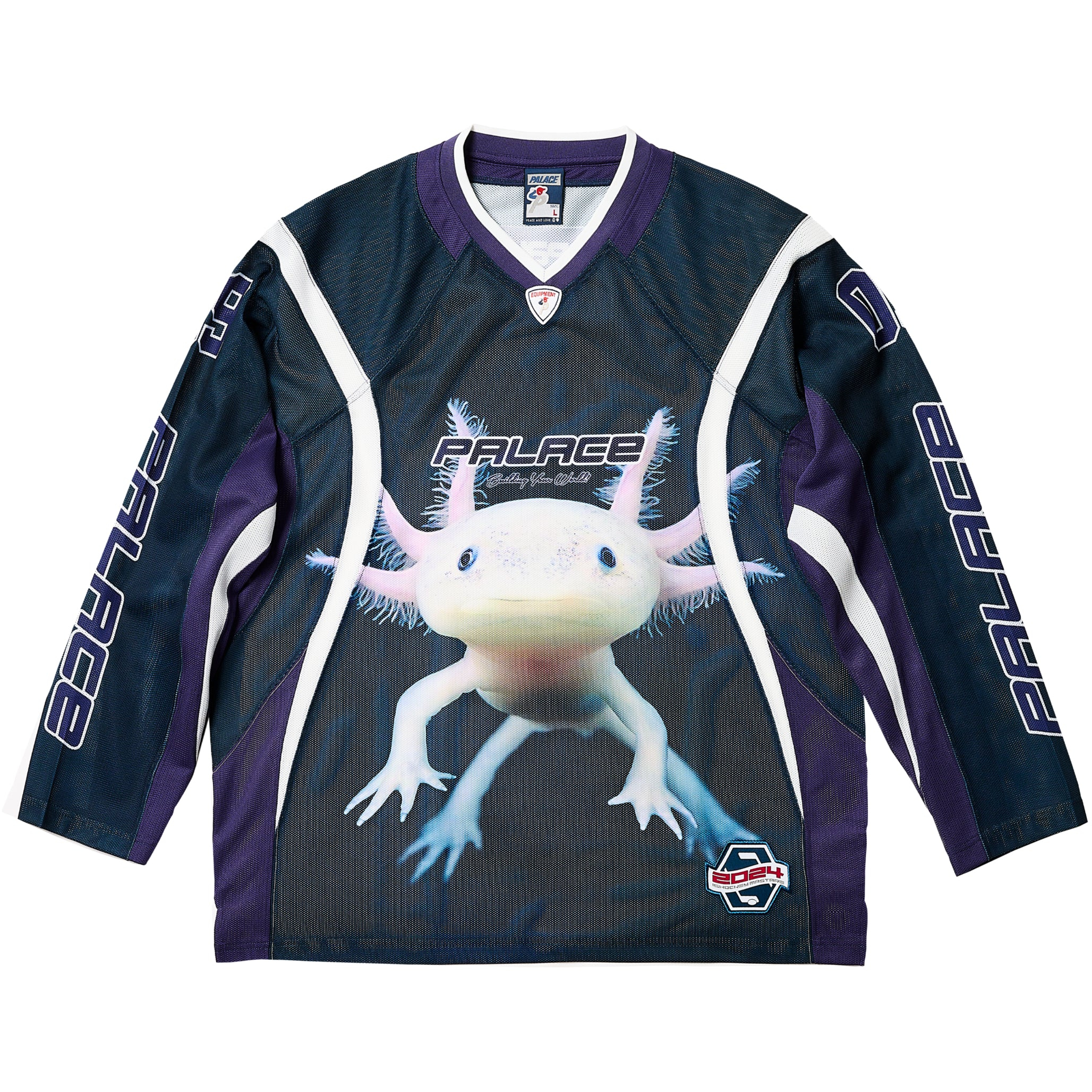 Thumbnail BUILDING YOUR WORLD HOCKEY JERSEY PURPLE one color