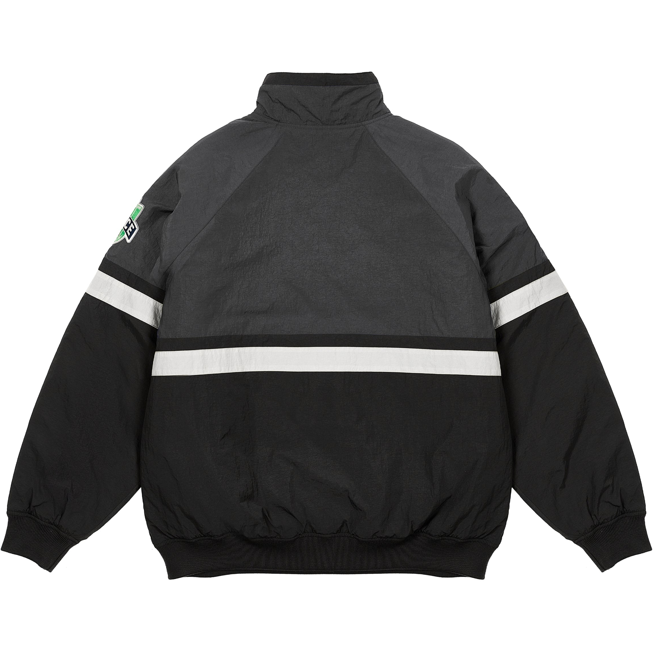 Thumbnail BREAKOUT HALF ZIP BOMBER BLACK / SILVER one color