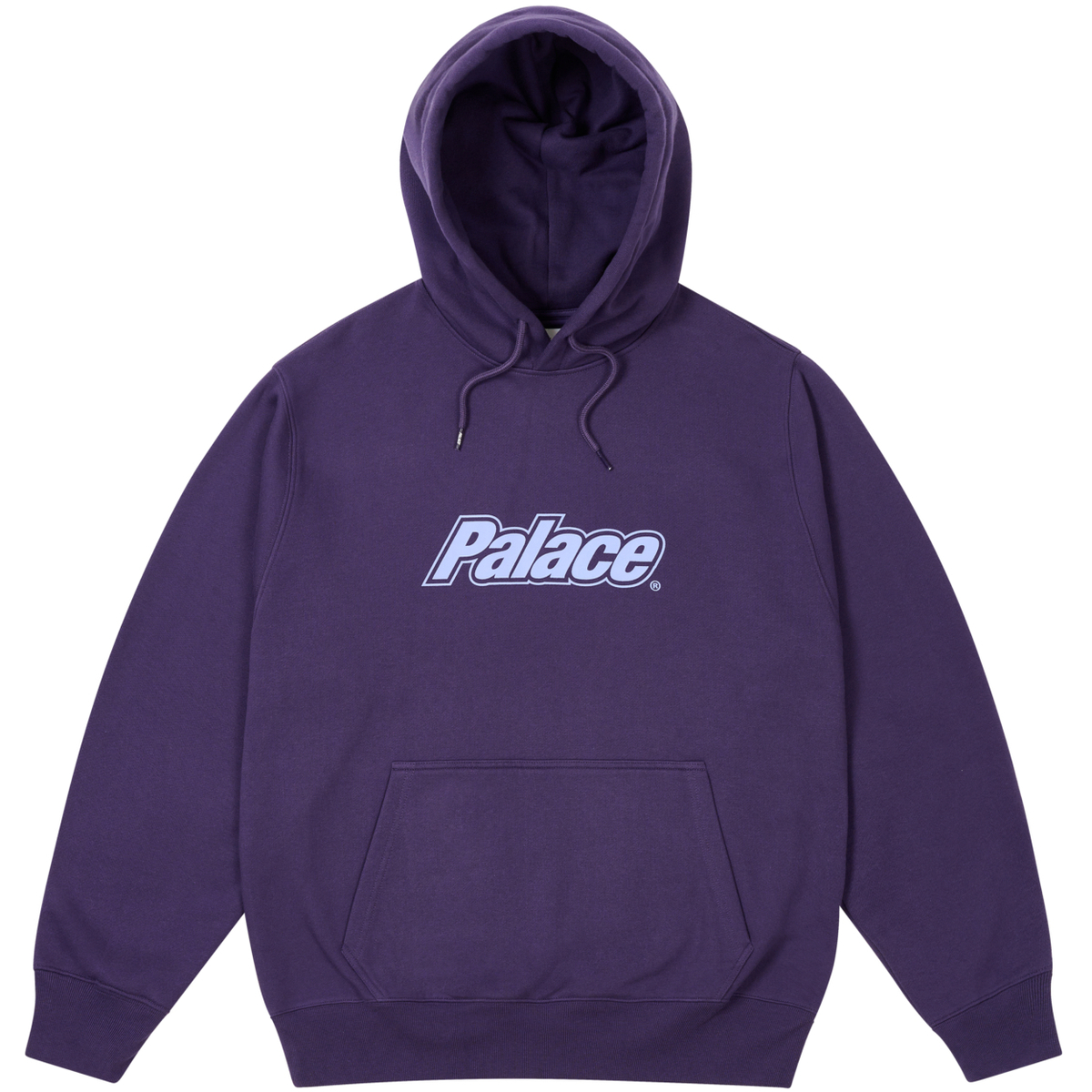 Thumbnail BORDER LOGO HOOD PURP one color