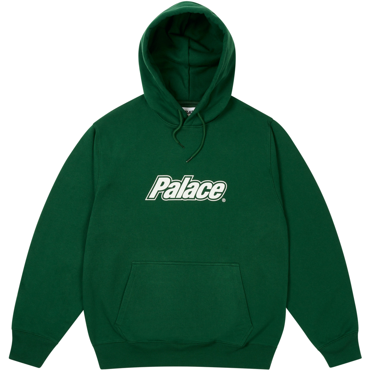 Thumbnail BORDER LOGO HOOD RACEY GREEN one color