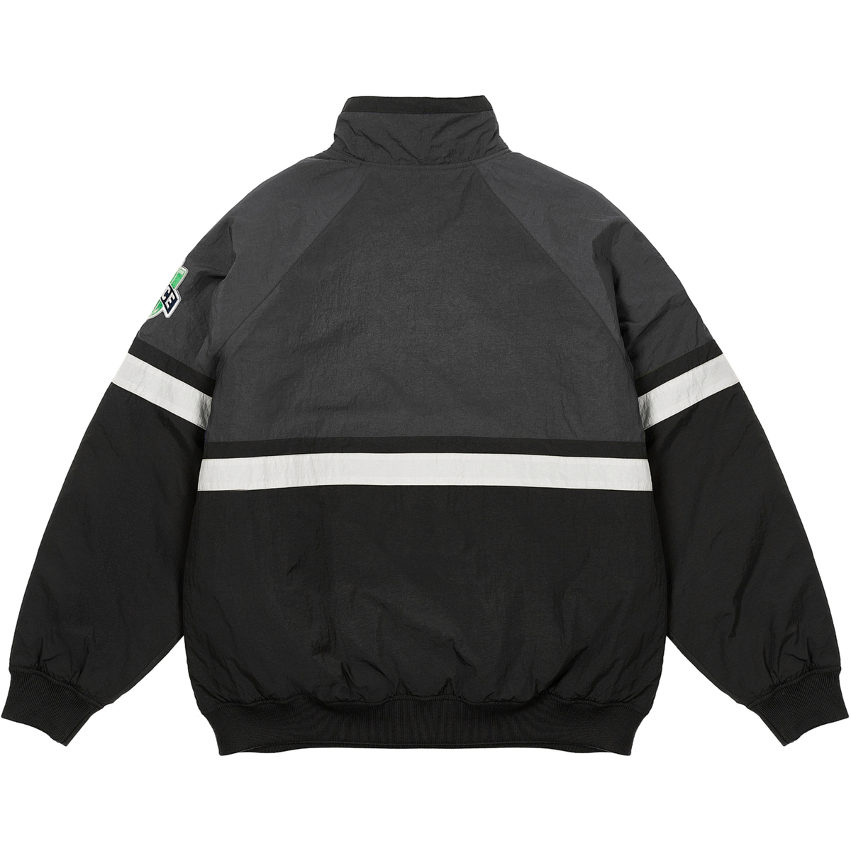 Thumbnail BREAKOUT HALF ZIP BOMBER BLACK / SILVER one color