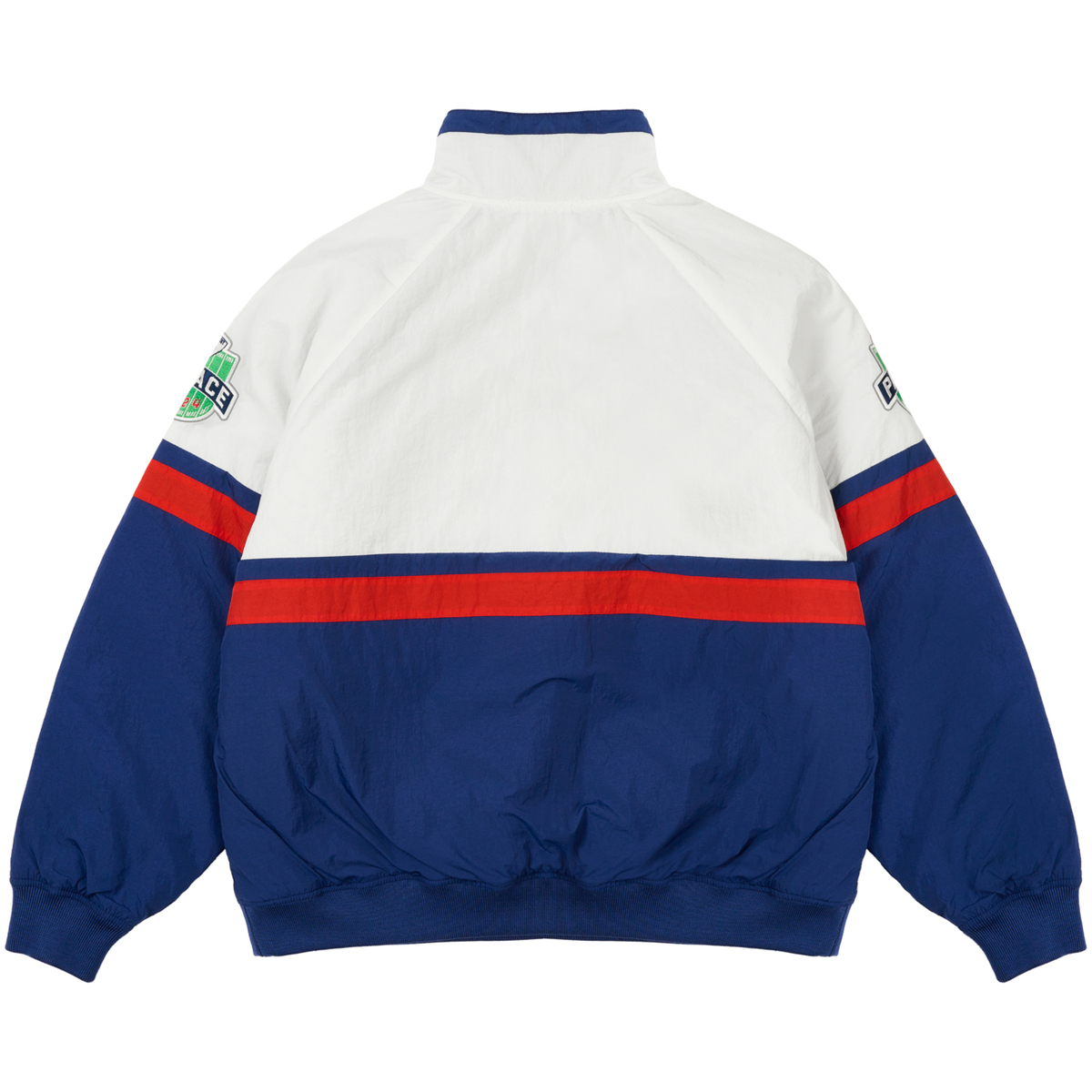 Thumbnail BREAKOUT HALF ZIP BOMBER WHITE / NAVY one color