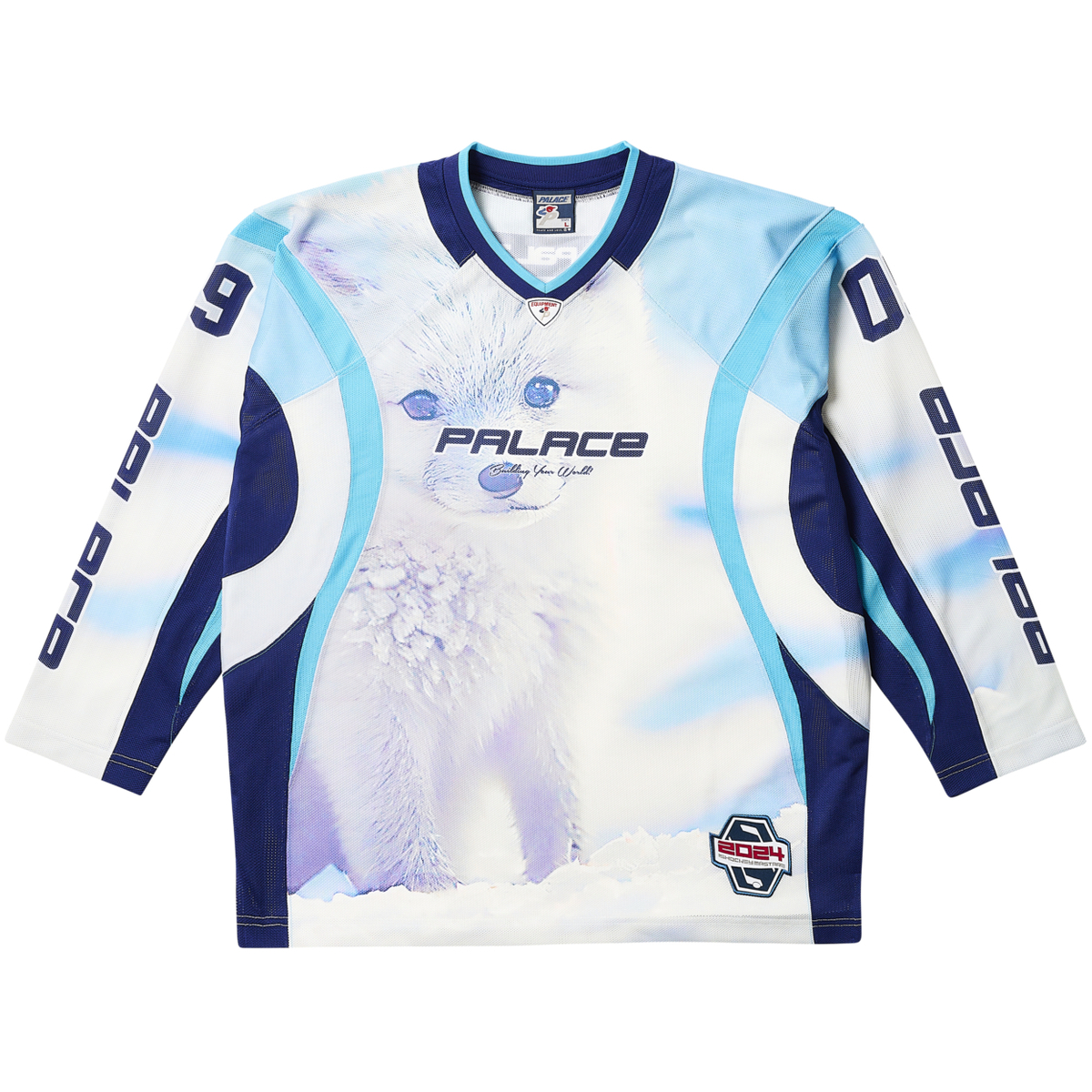 Thumbnail BUILDING YOUR WORLD HOCKEY JERSEY BLUE one color