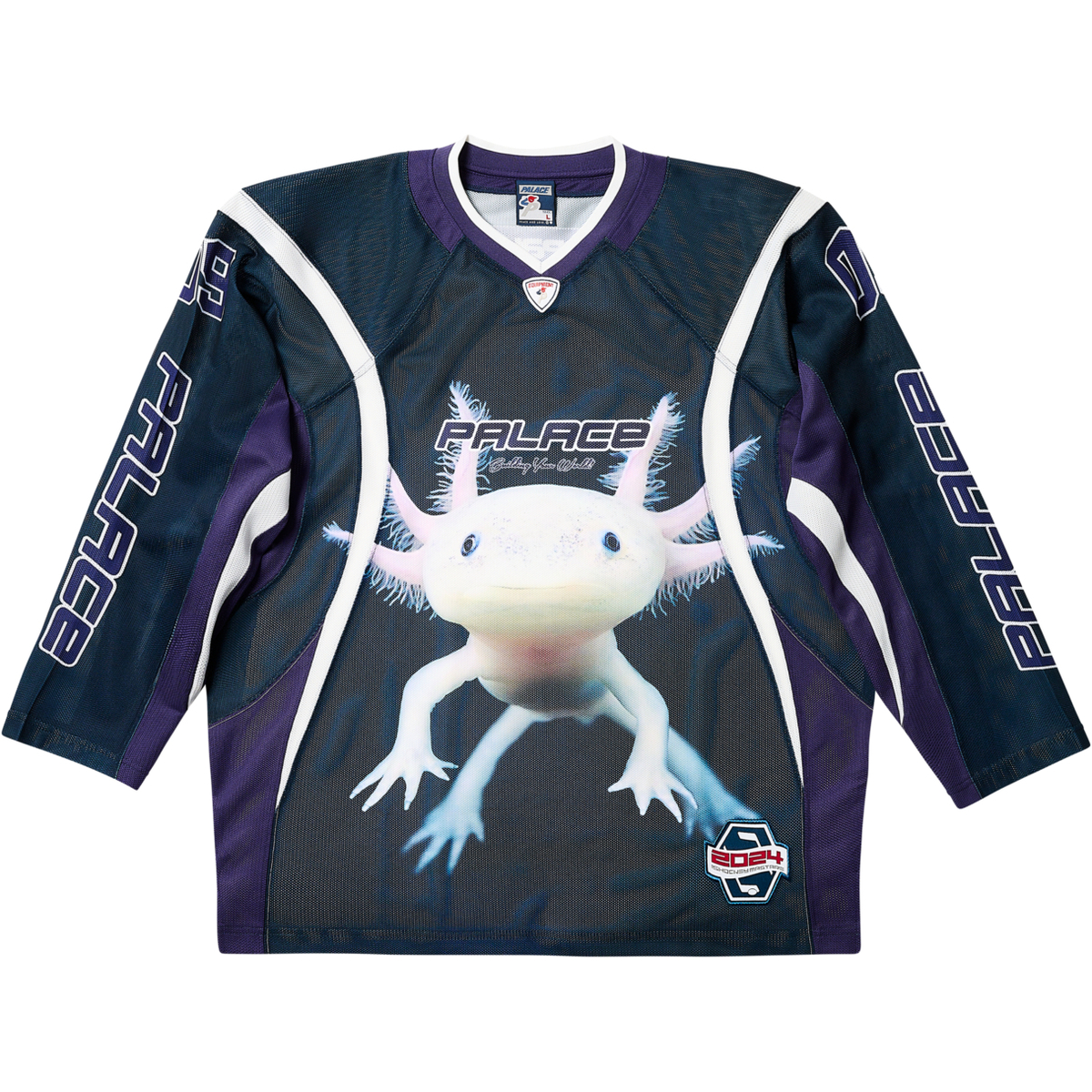 Thumbnail BUILDING YOUR WORLD HOCKEY JERSEY PURPLE one color